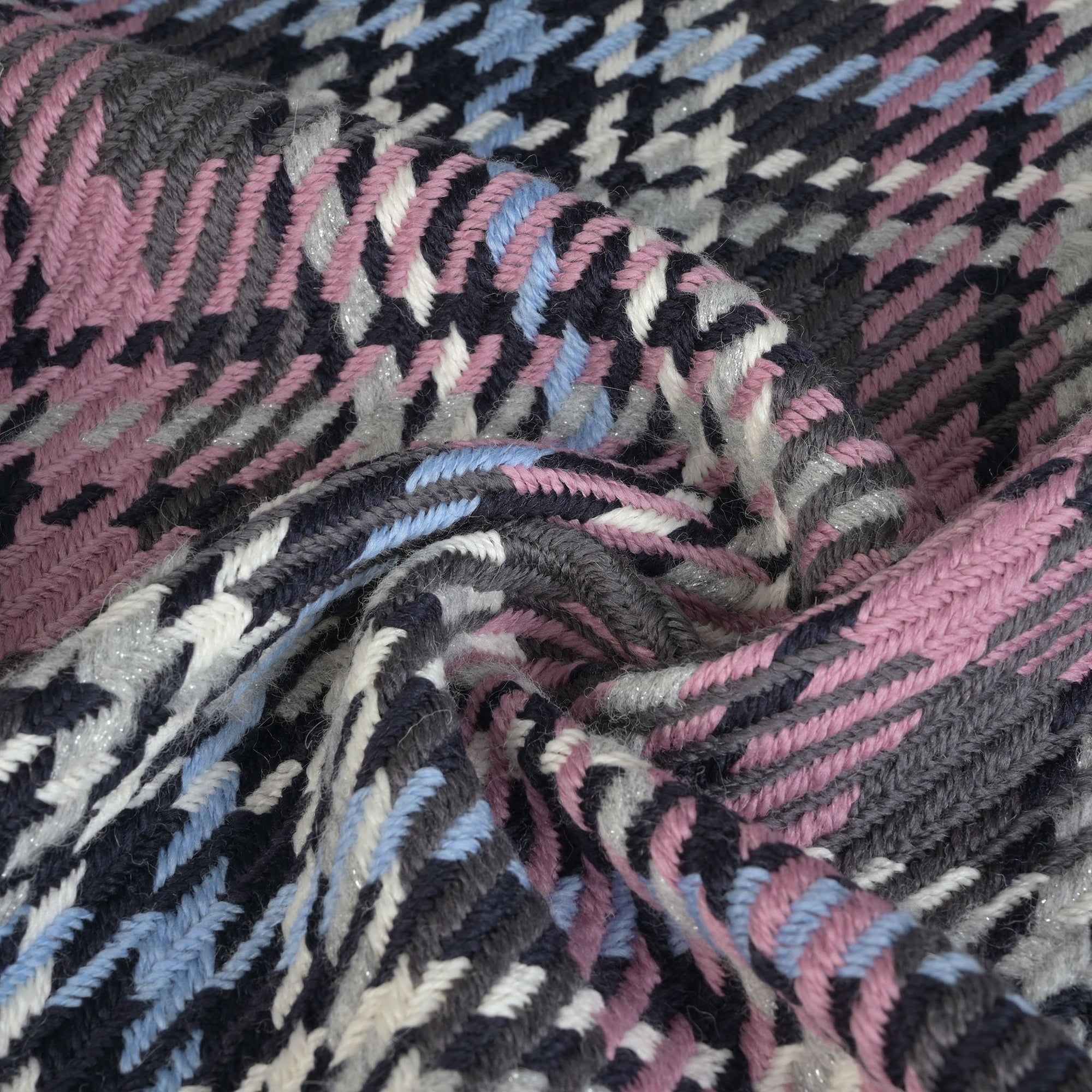 Multicolor Tweed Fabric 1551