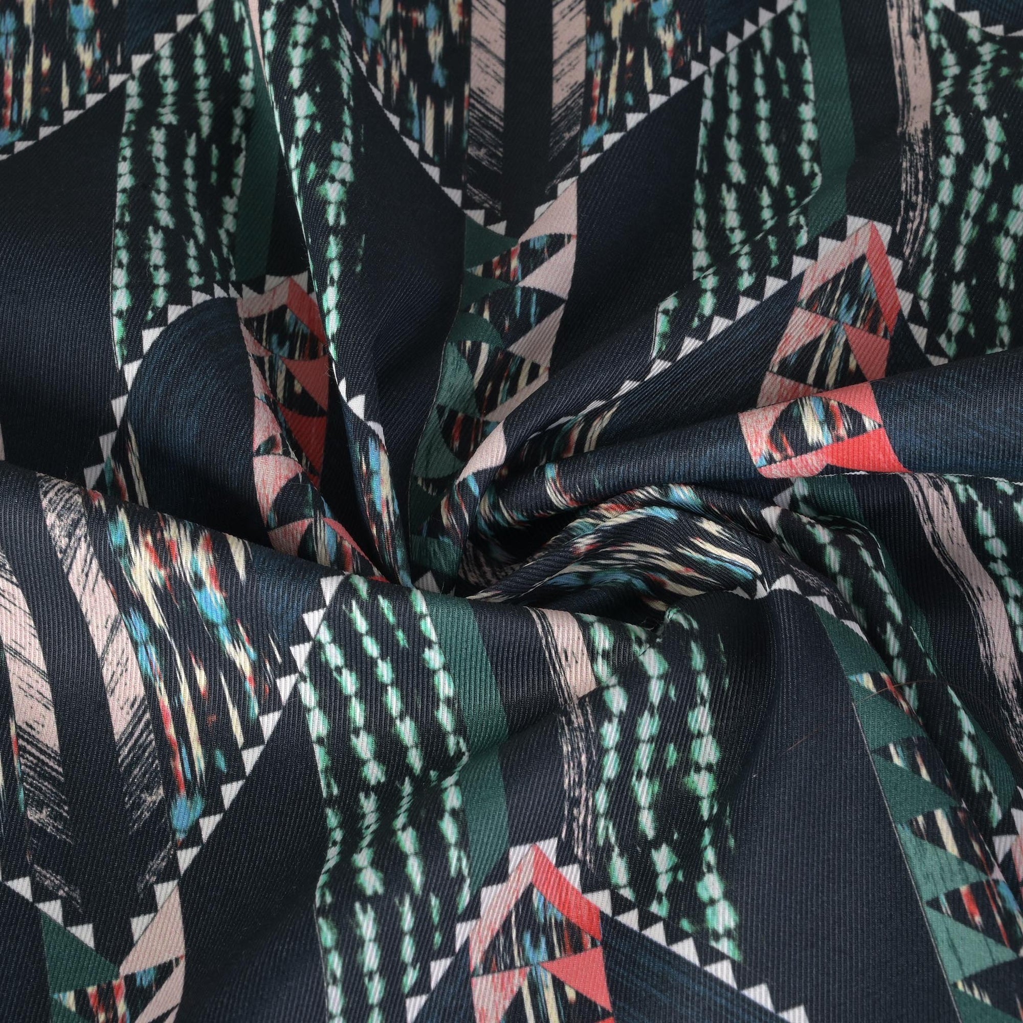Multicolour Print Twill Fabric 1377