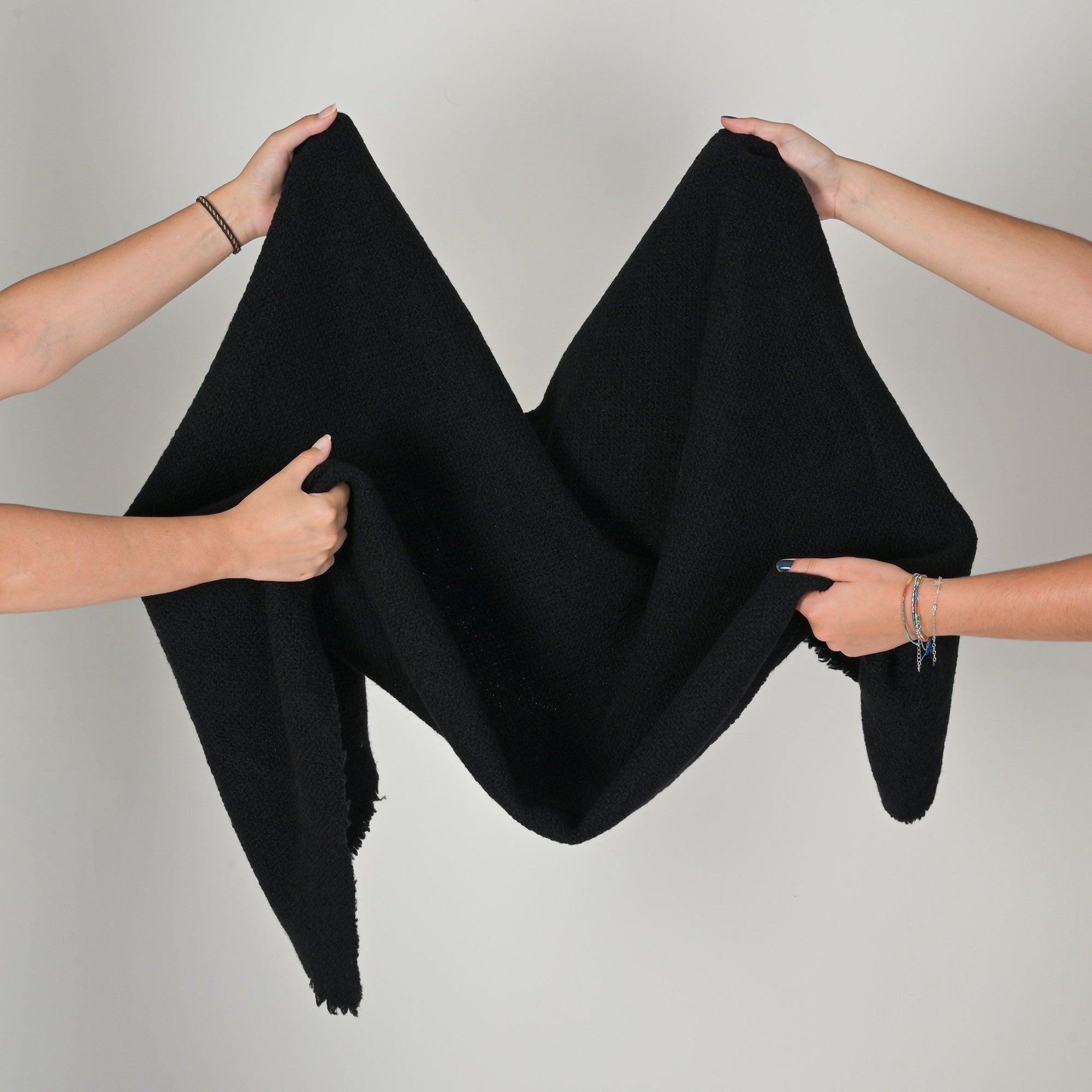 Navy Bouclé Coating Fabric 2620