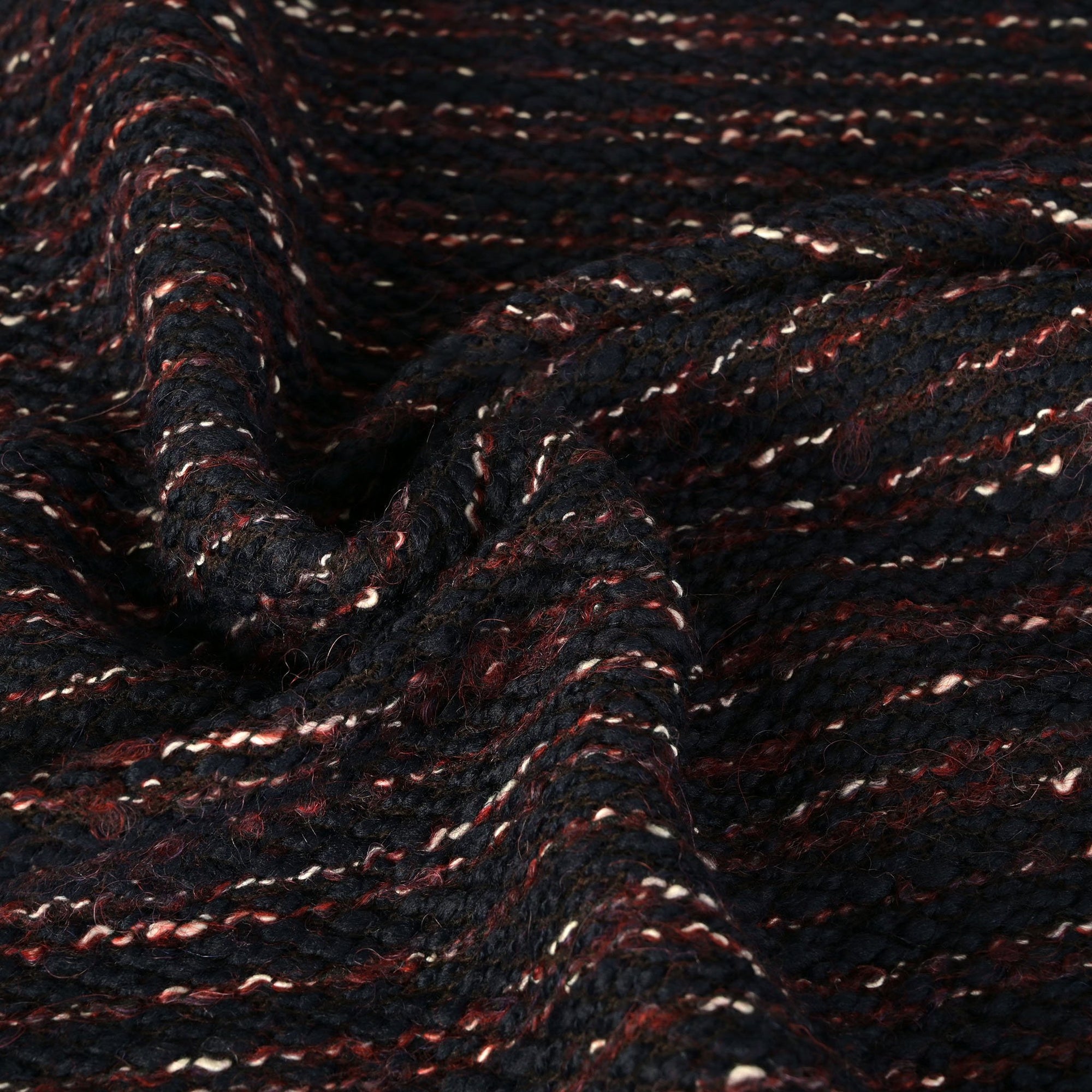 Navy Bouclé Fabric 3997