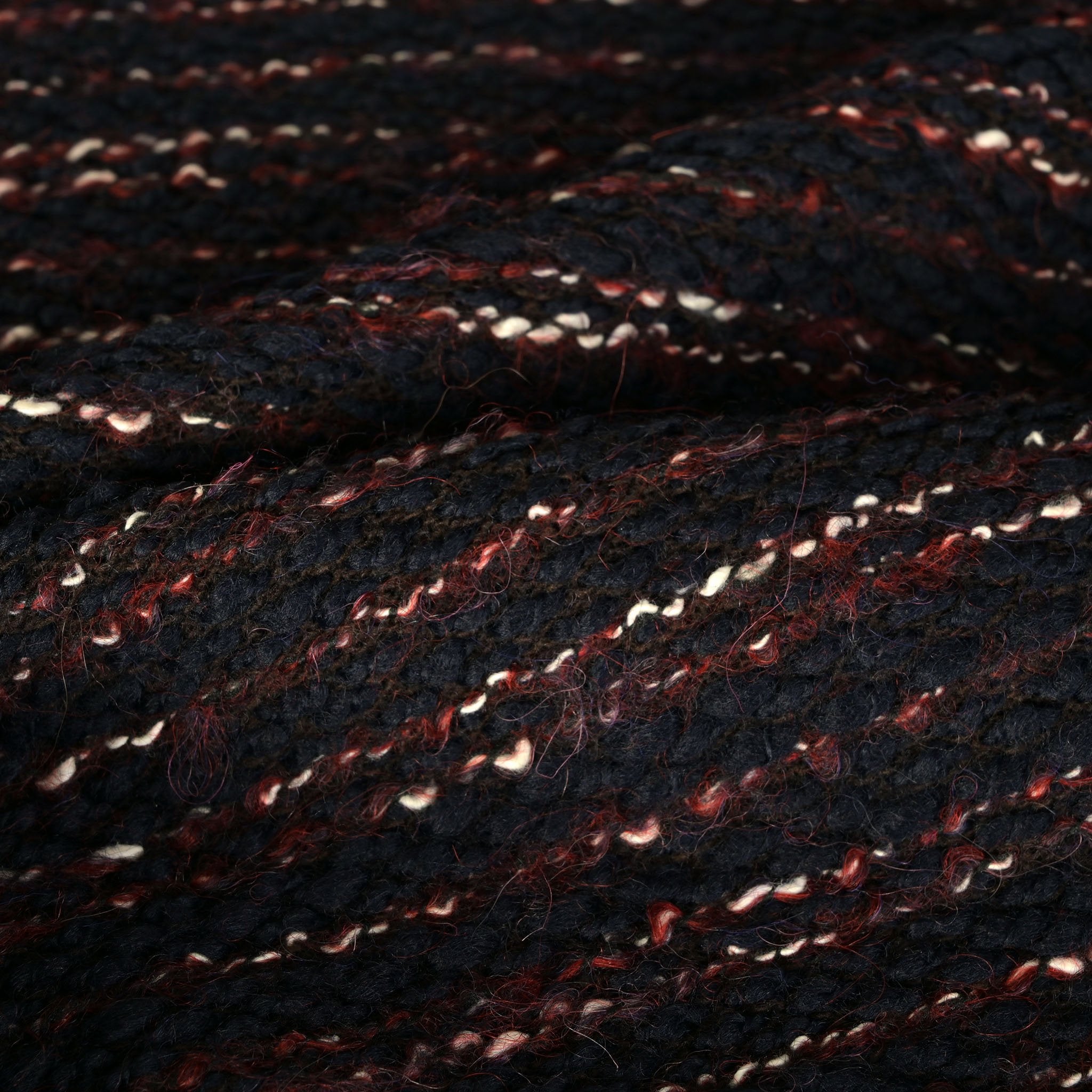 Navy Bouclé Fabric 3997