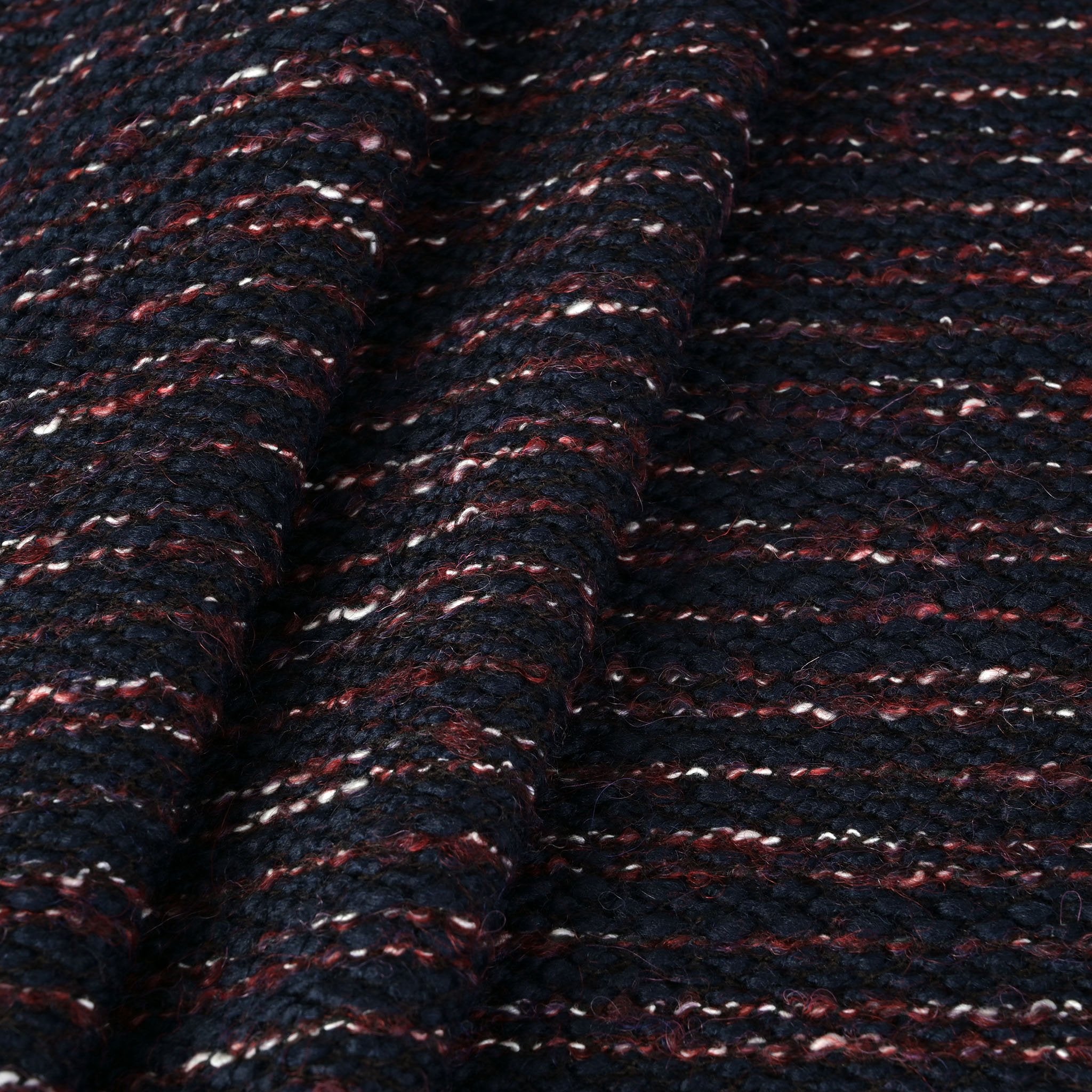 Navy Bouclé Fabric 3997