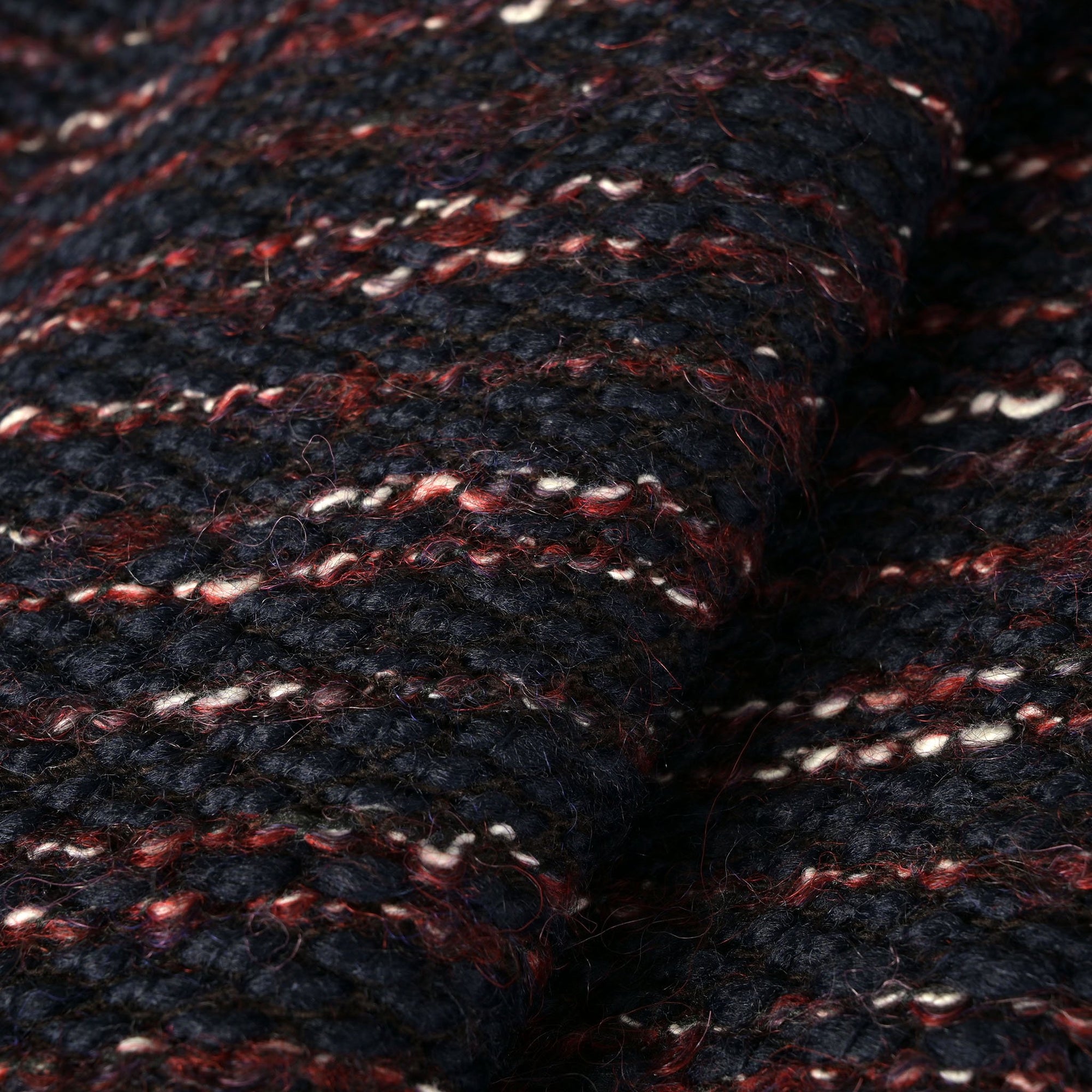 Navy Bouclé Fabric 3997