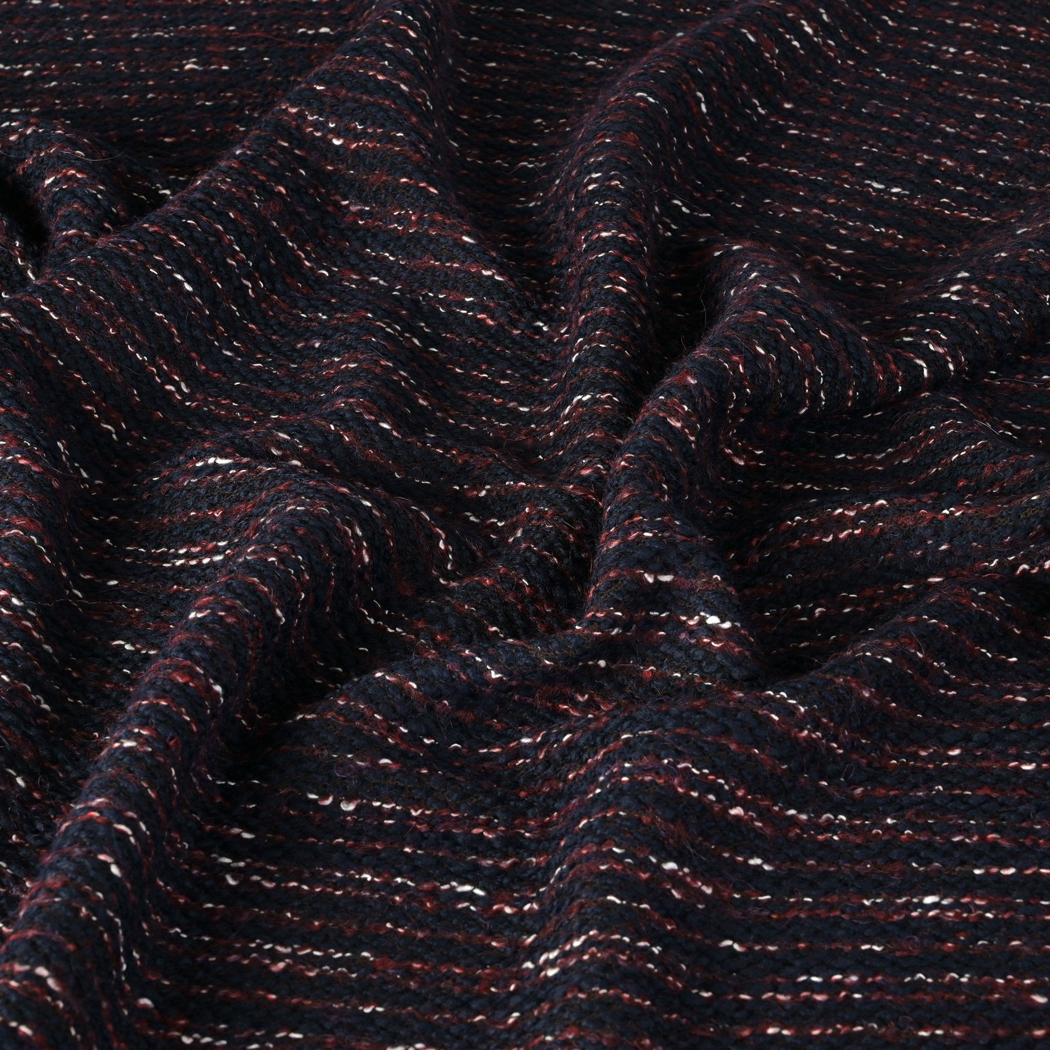 Navy Bouclé Fabric 3997