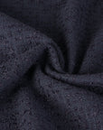 Navy Bouclé Tweed Fabric 4313