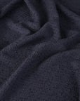 Navy Bouclé Tweed Fabric 4313