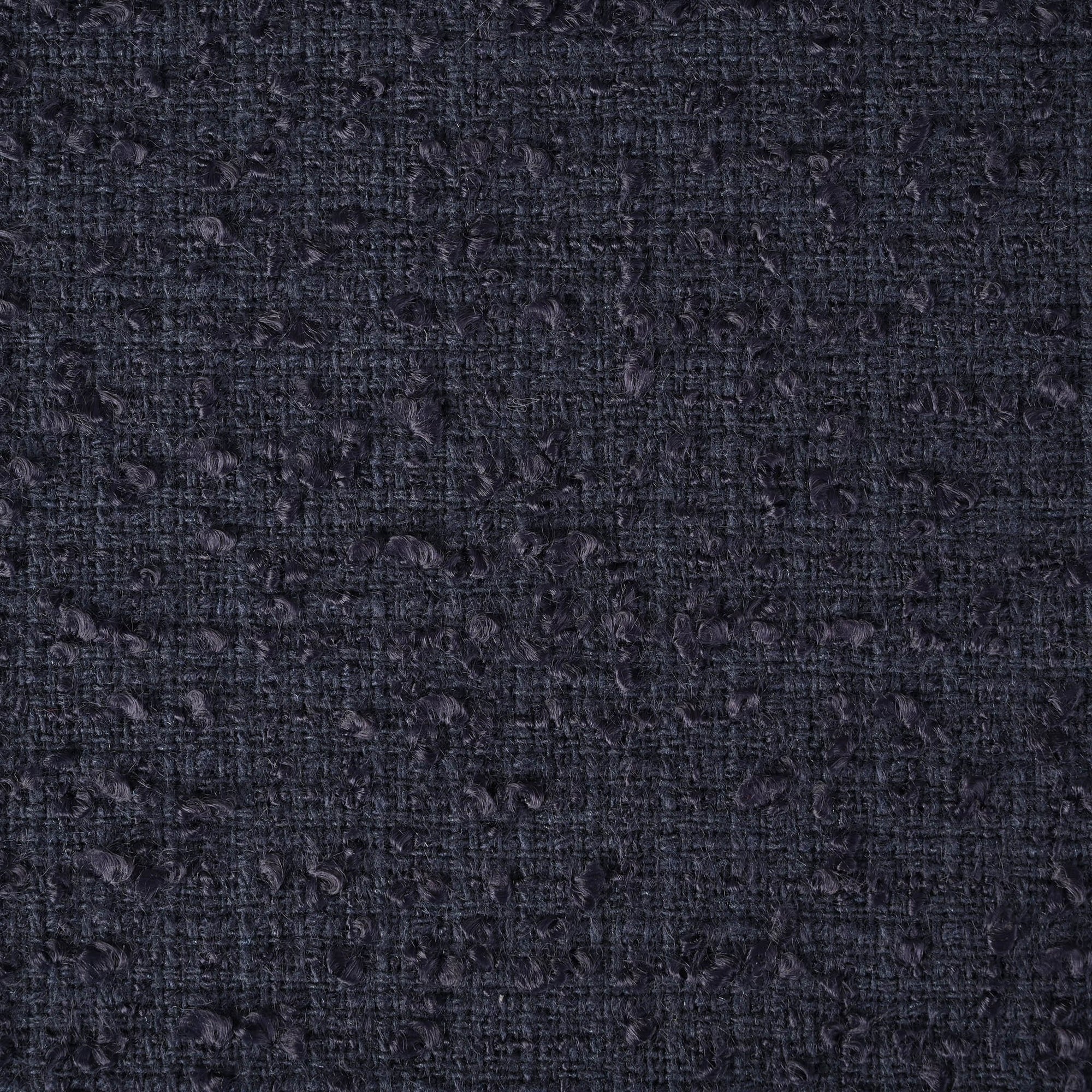 Navy Bouclé Tweed Fabric 4313