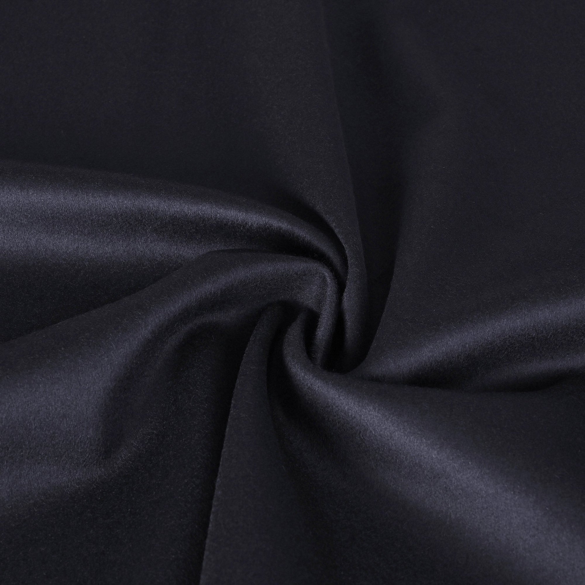 Navy Cashmere Melton Fabric 12059