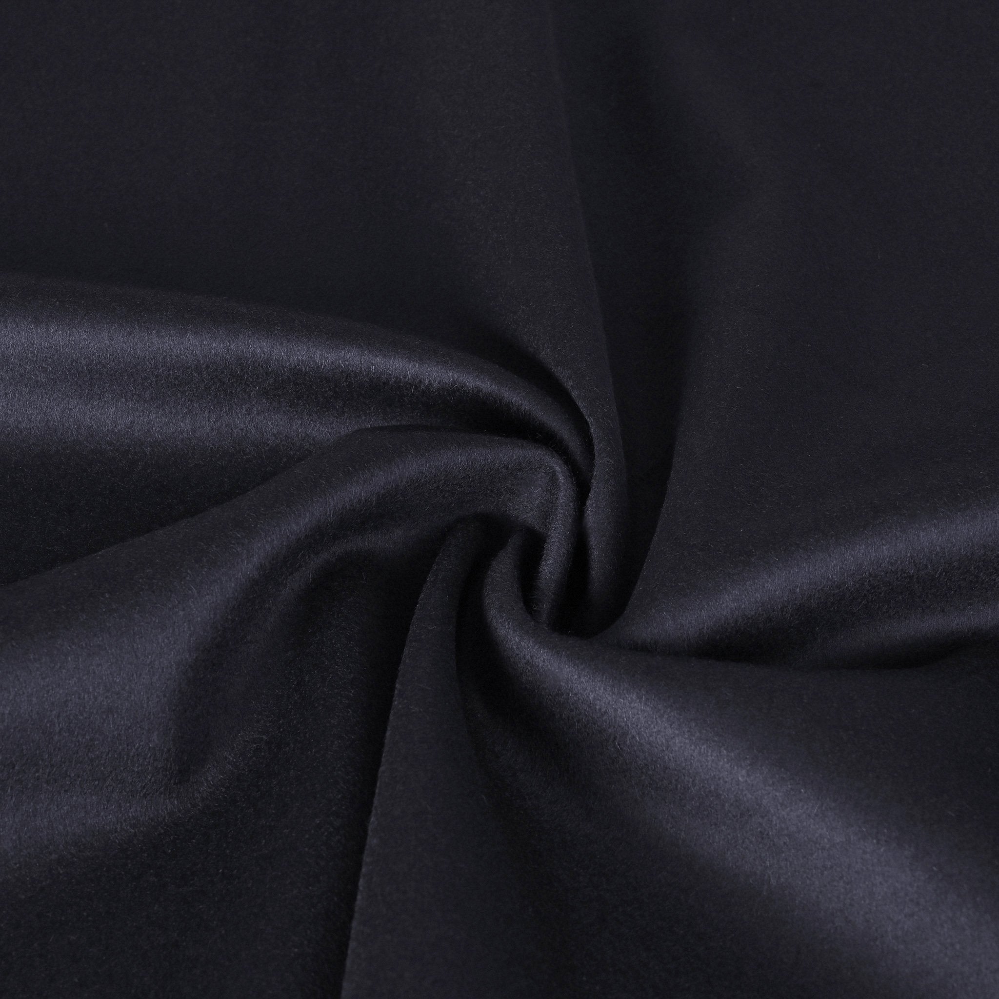 Navy Cashmere Melton Fabric 12059