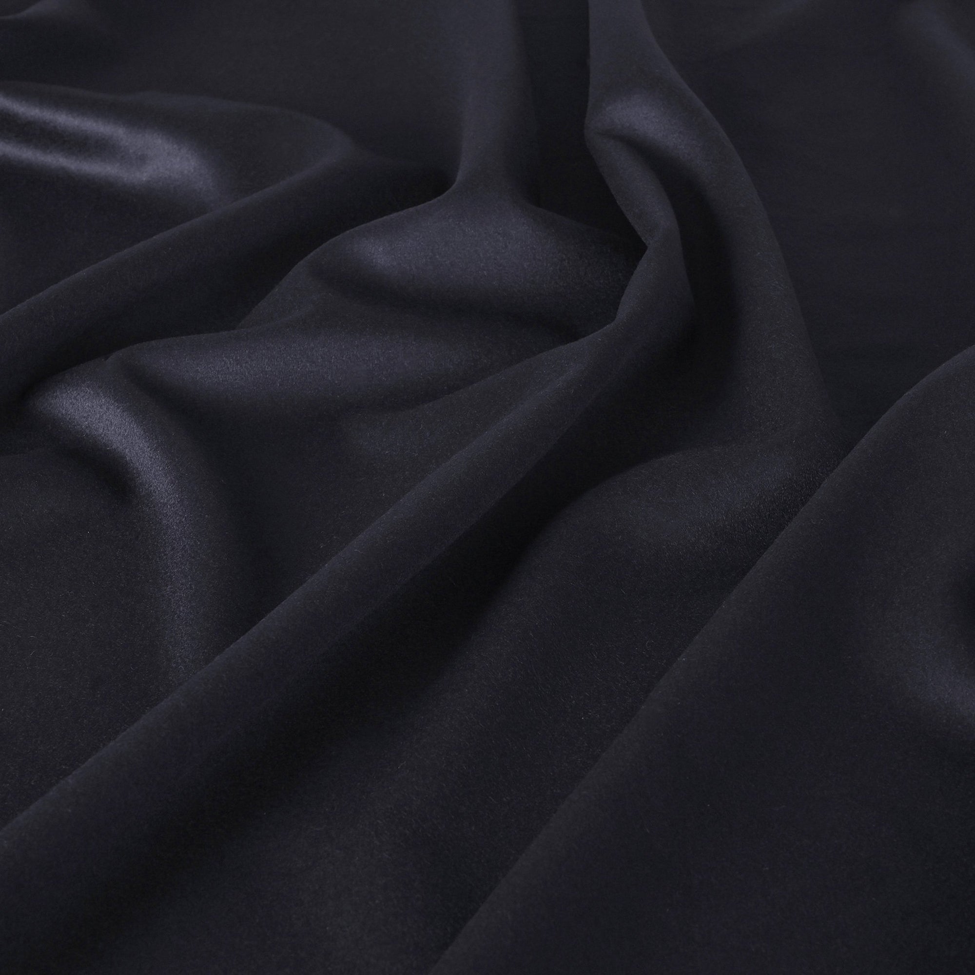 Navy Cashmere Melton Fabric 12059