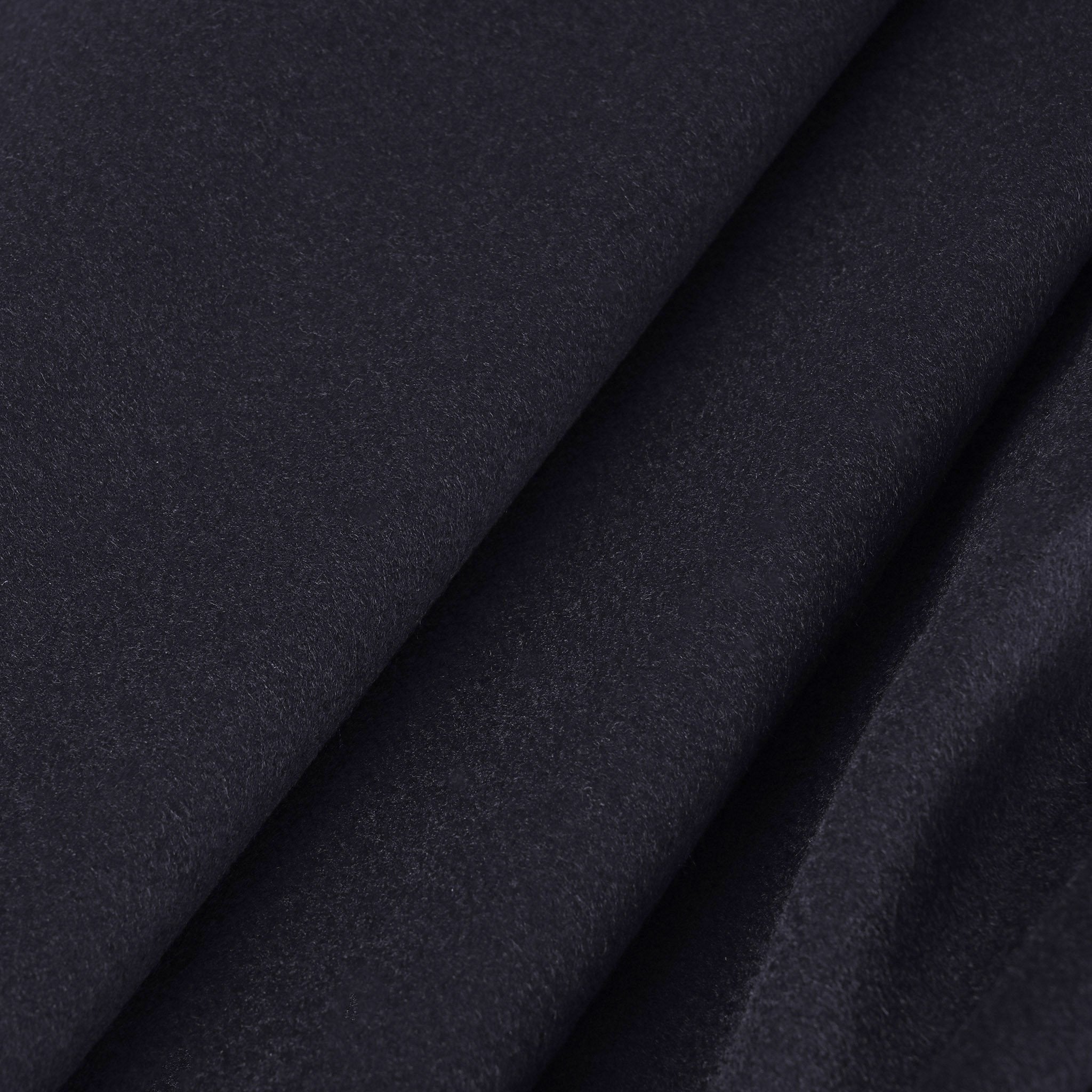 Navy Cashmere Melton Fabric 12059
