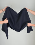 Navy Double Weave Fabric 3299