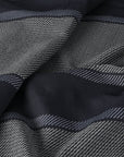 Navy Jacquard Fabric 1187