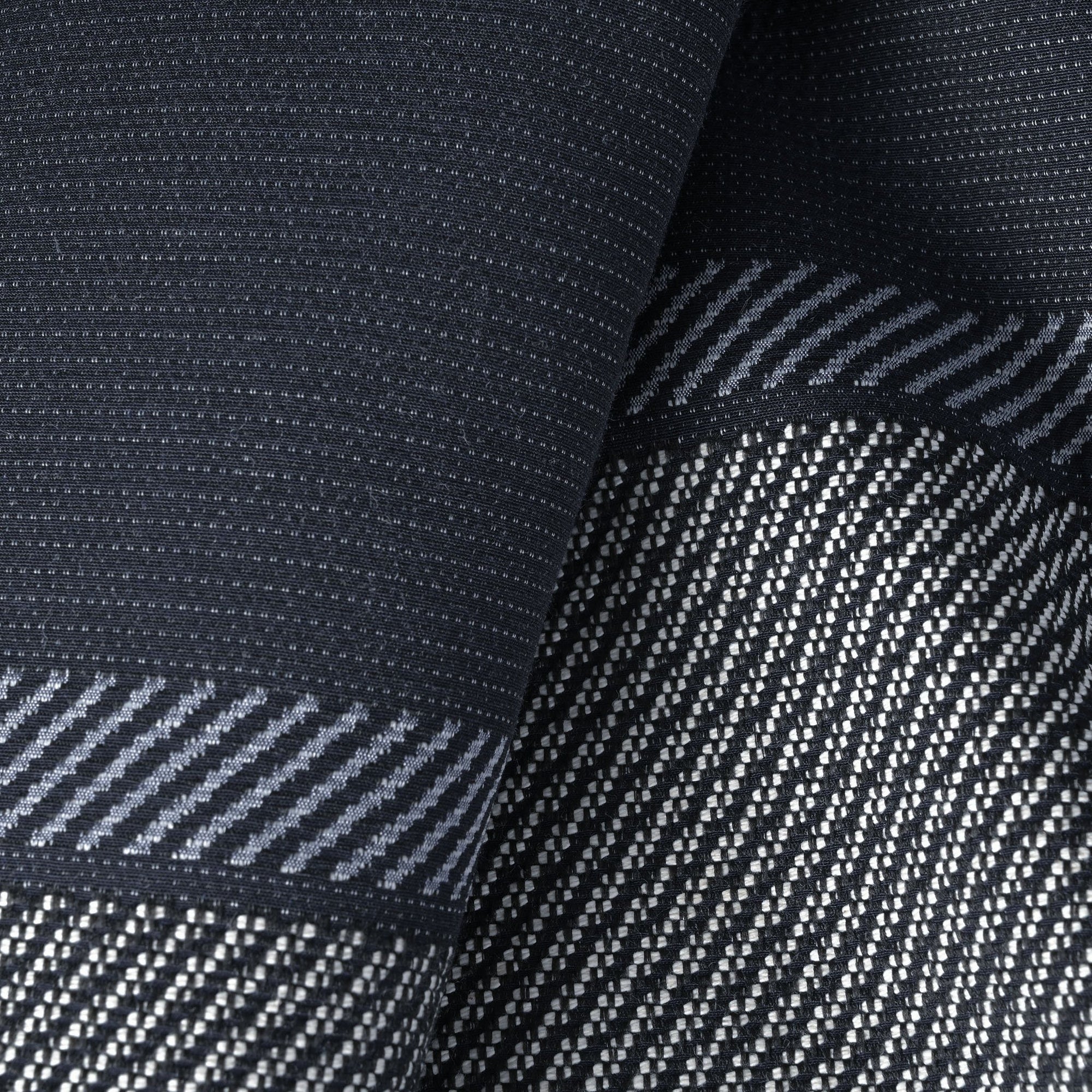 Navy Jacquard Fabric 1187