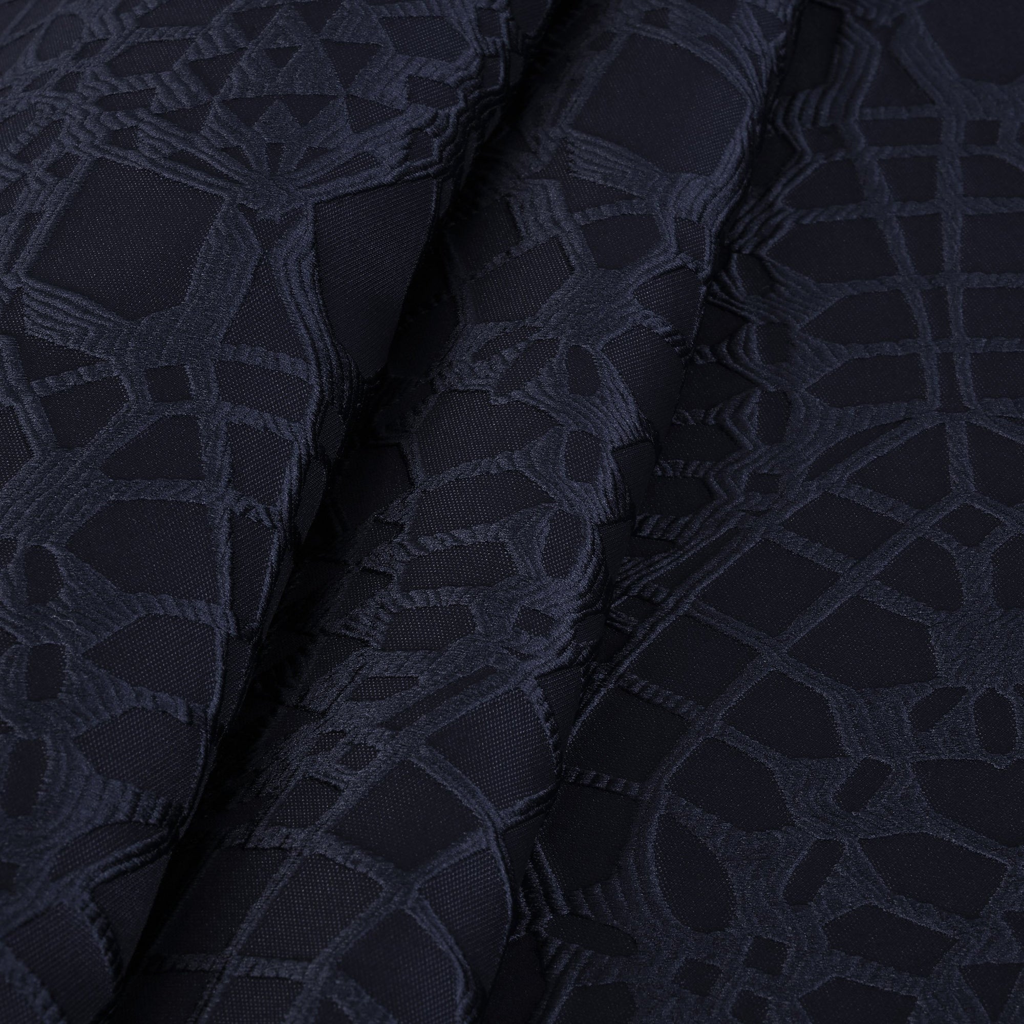 Navy Jacquard Fabric 74994