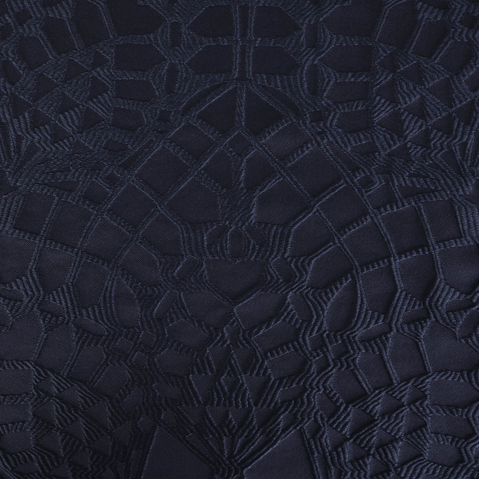 Navy Jacquard Fabric 74994