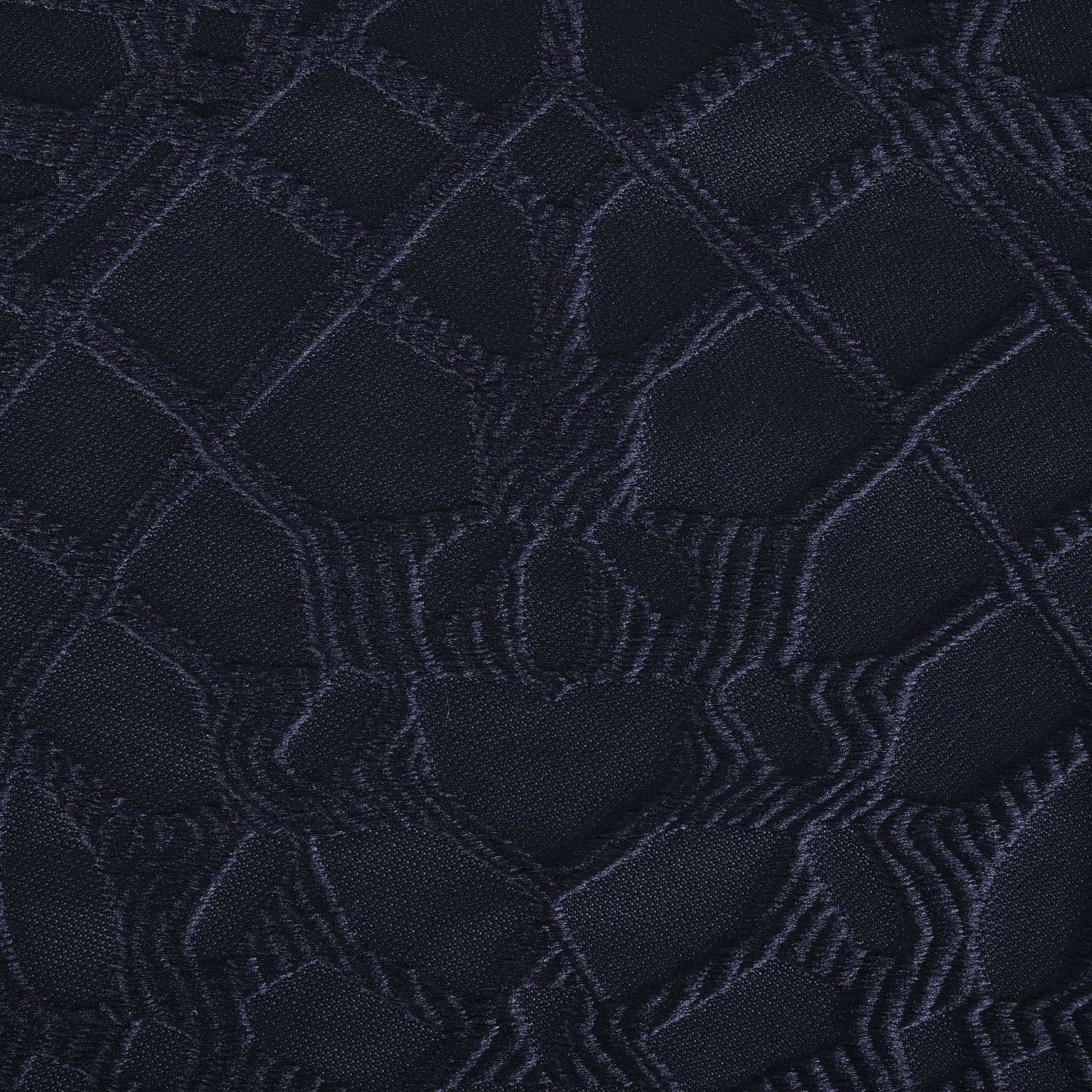 Navy Jacquard Fabric 74994