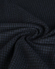 Navy Pied-De-Poule Coating Fabric 3417