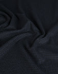 Navy Pied-De-Poule Coating Fabric 3417