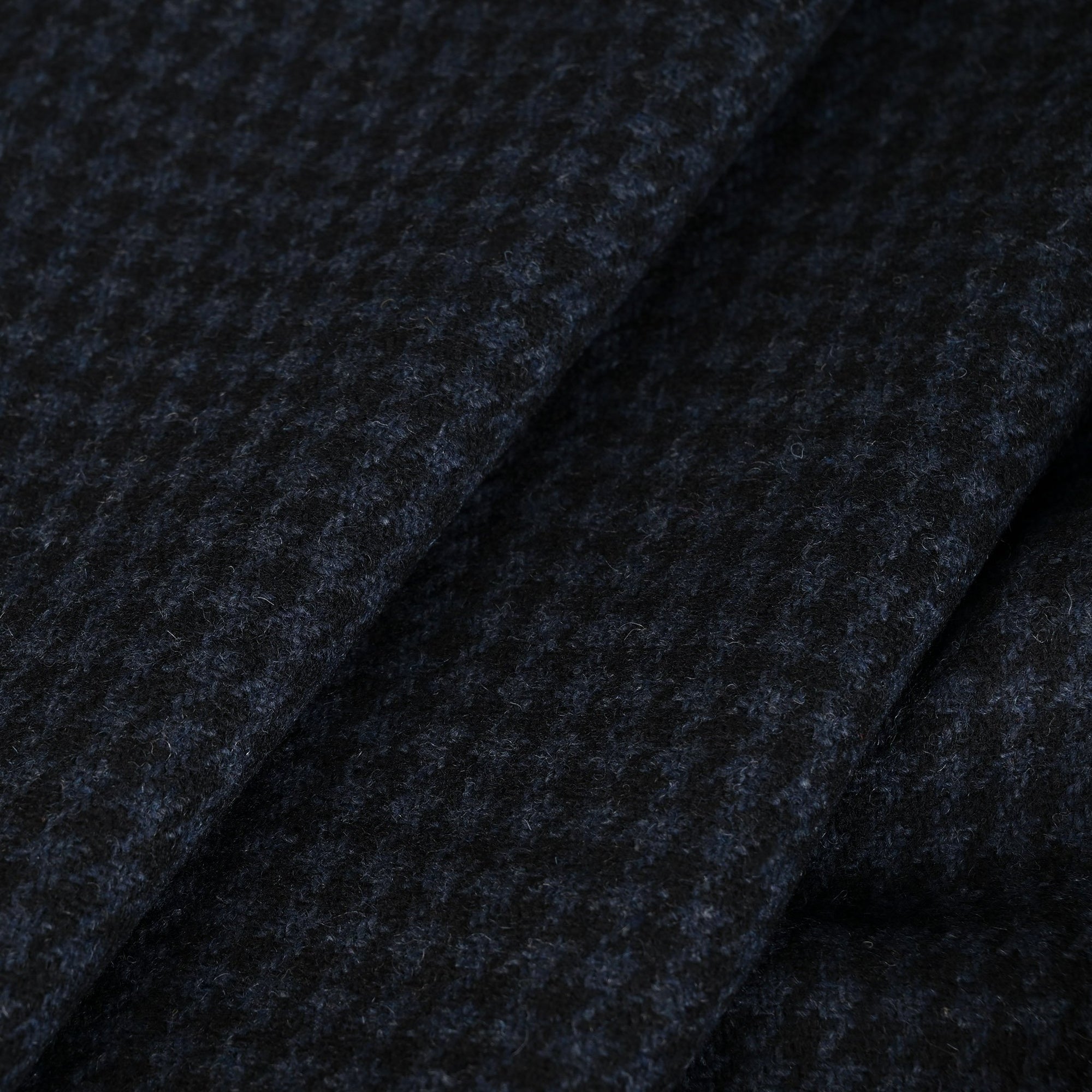 Navy Pied-De-Poule Coating Fabric 3417