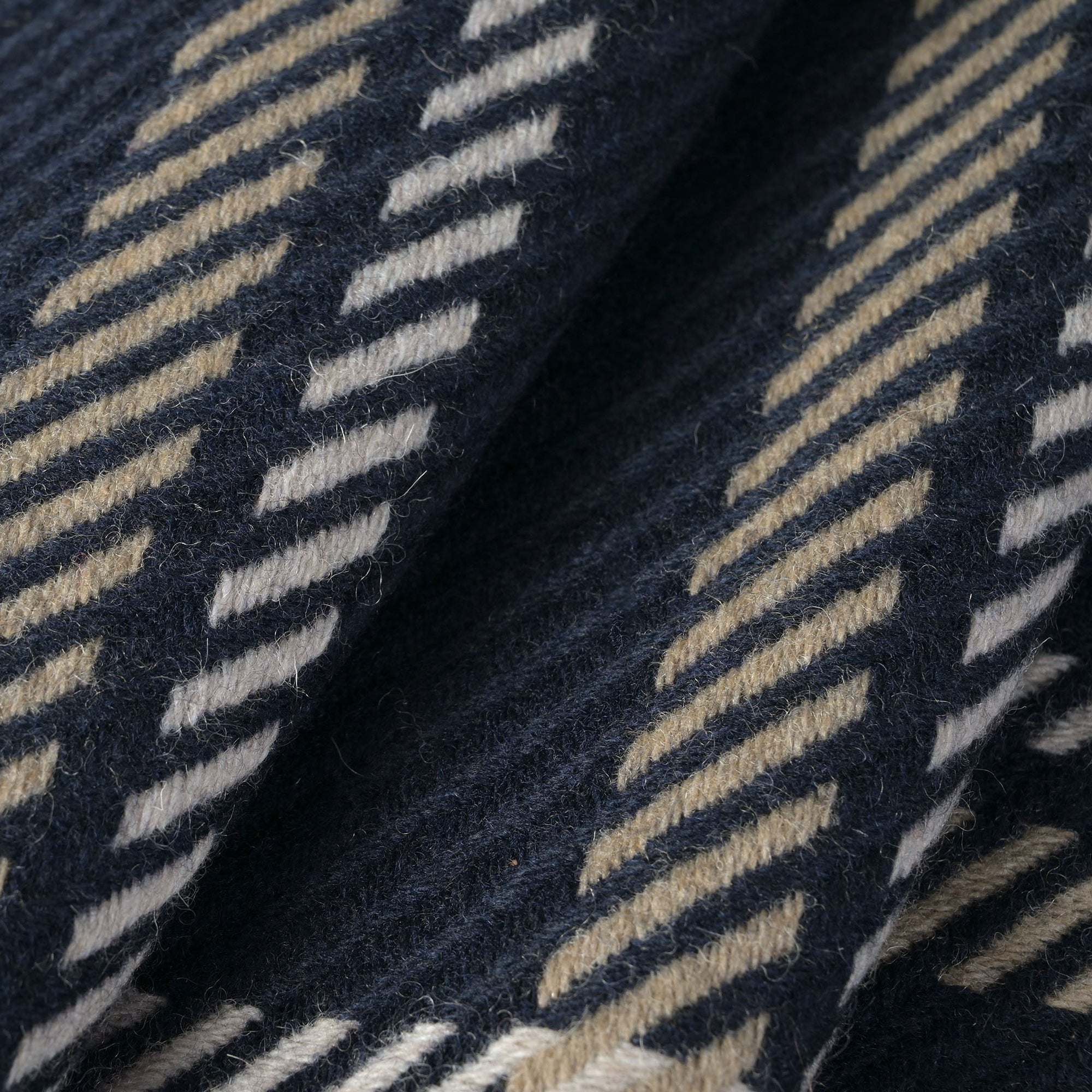Navy Plaid Coating Fabric 7556