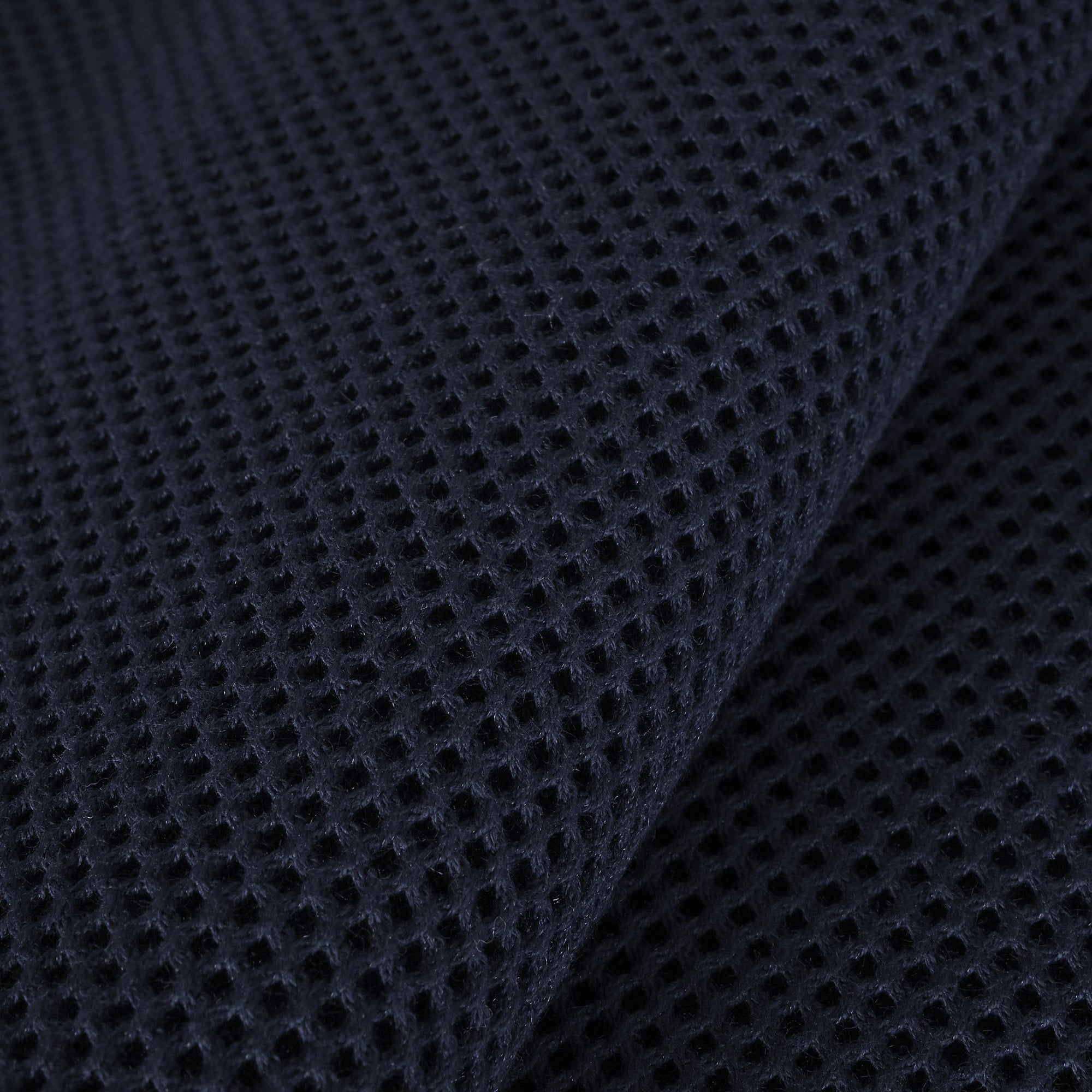 Navy Punctured Mesh Fabric 77023