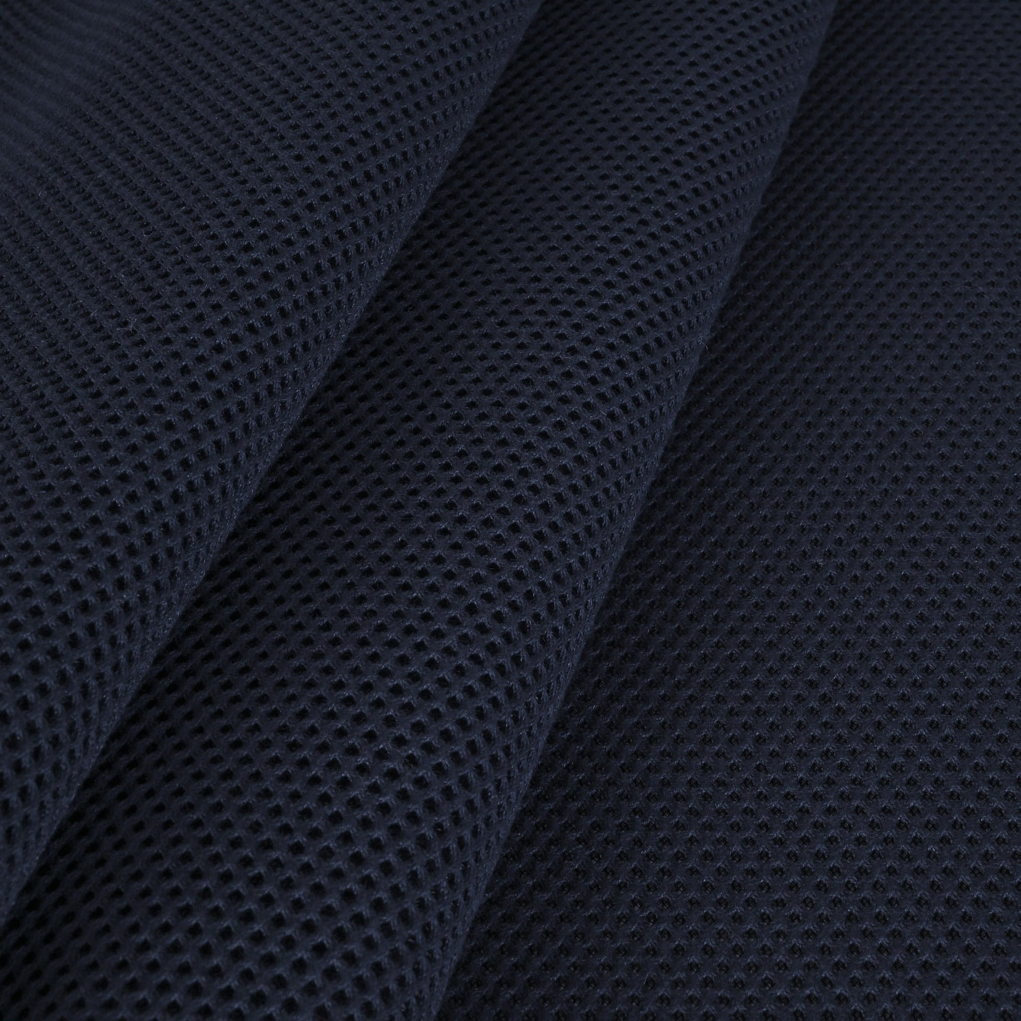 Navy Punctured Mesh Fabric 77023