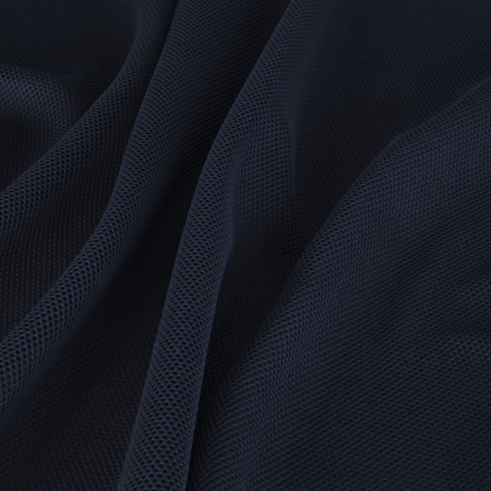 Navy Punctured Mesh Fabric 77023