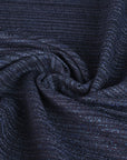 Navy Shiny Striped Jacquard 96927