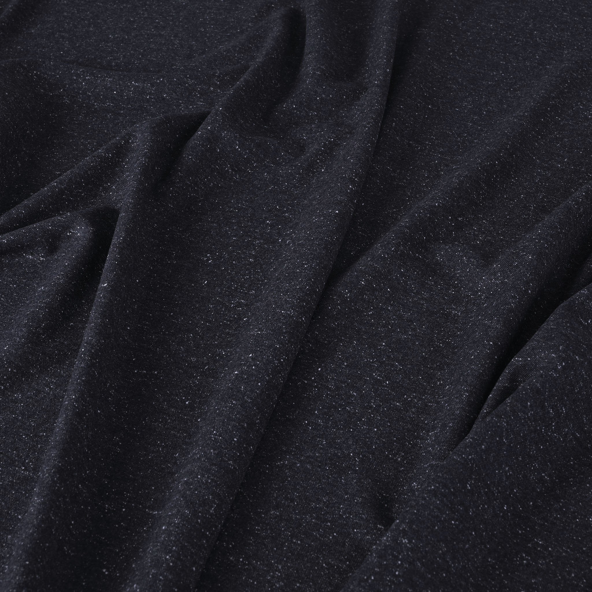 Navy Silk Suiting Fabric 12043