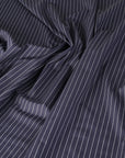 Navy Striped Poplin 3276