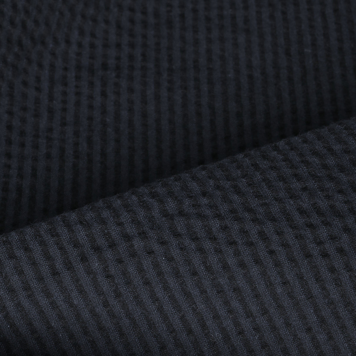 Navy Striped Shirting Fabric 3518