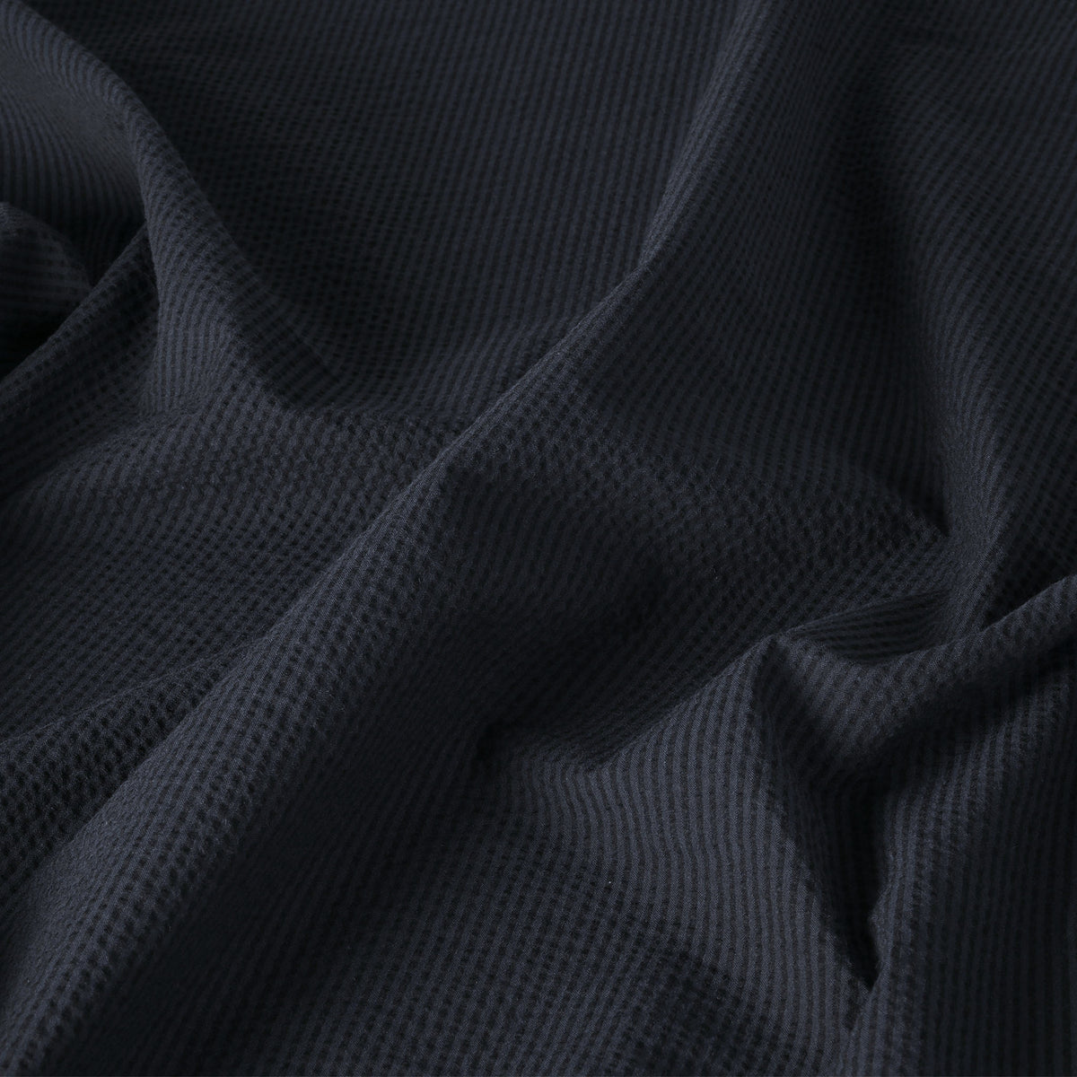Navy Striped Shirting Fabric 3518