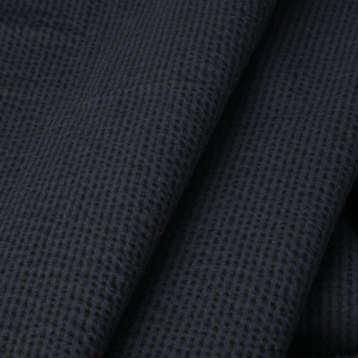 Navy Striped Shirting Fabric 3518
