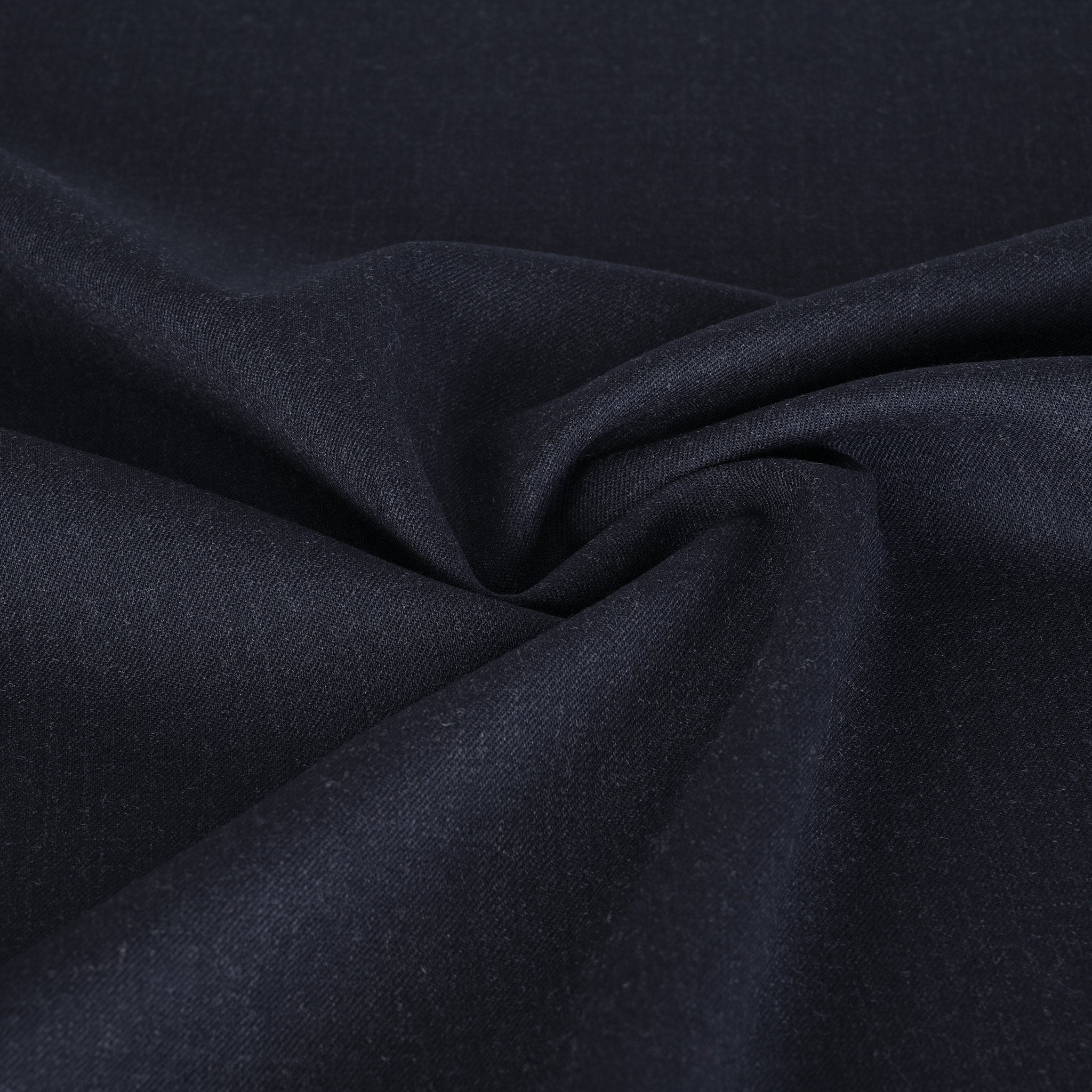 Navy Suiting Flannel Fabric 75592
