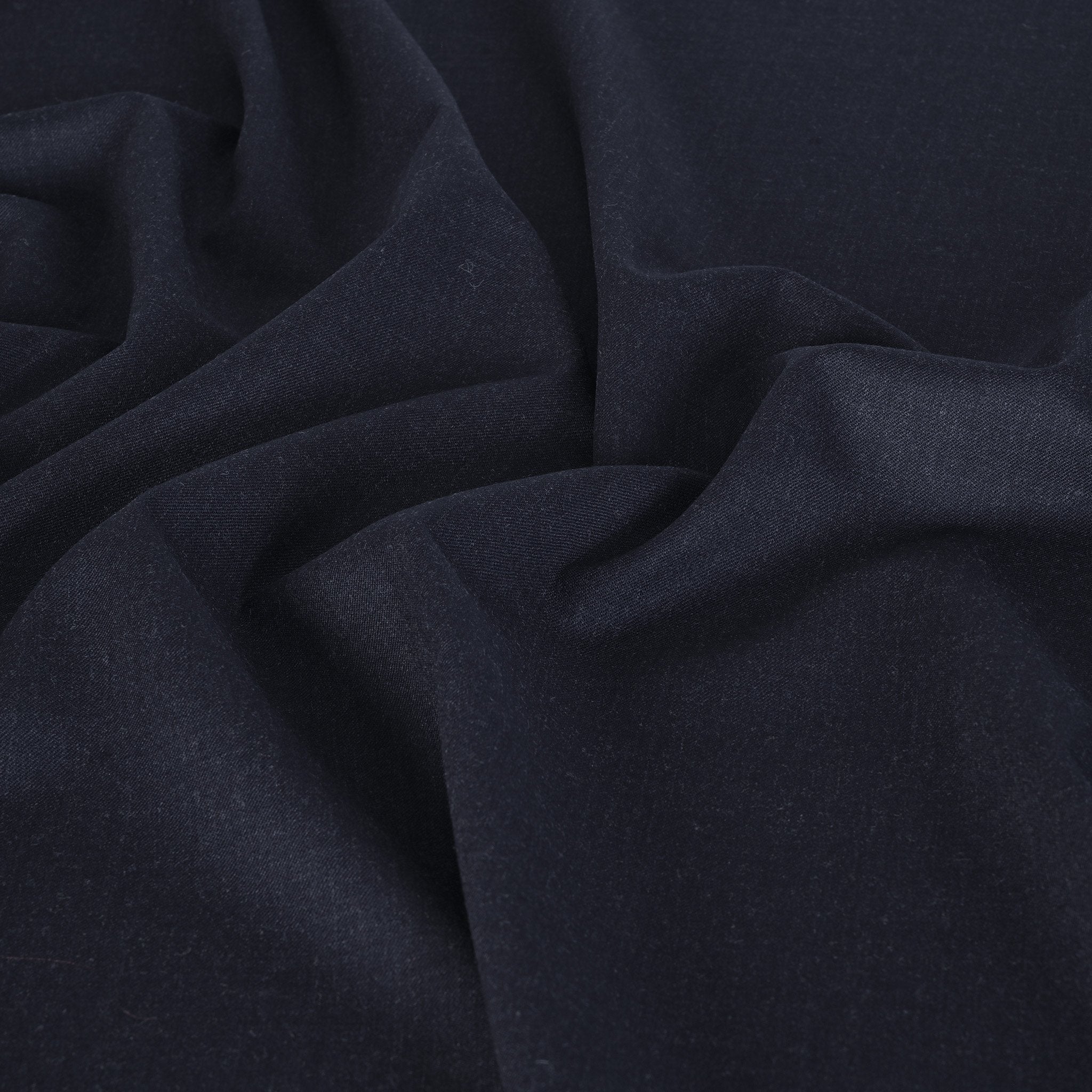 Navy Suiting Flannel Fabric 75592