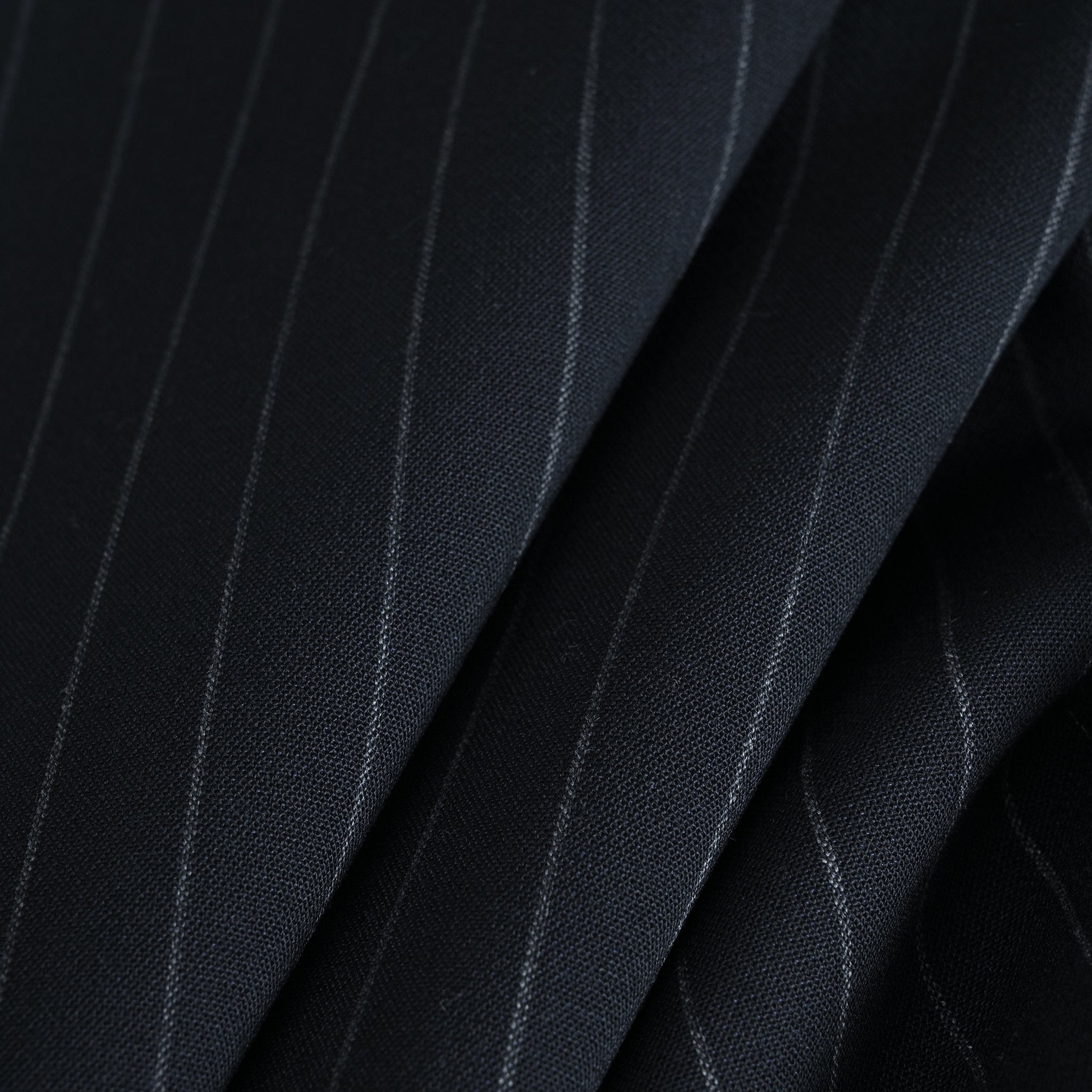 Navy Suiting Pinstripe Fabric 5360