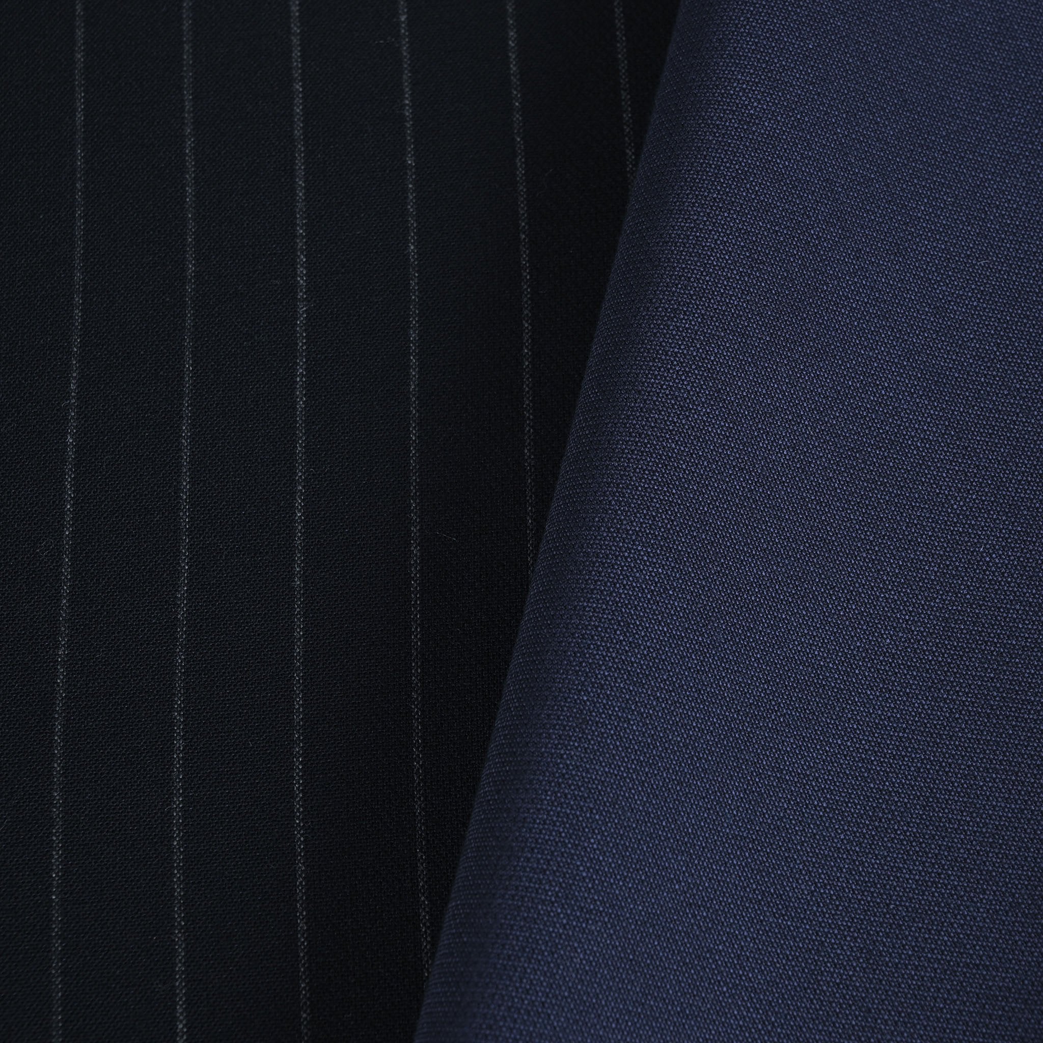 Navy Suiting Pinstripe Fabric 5360