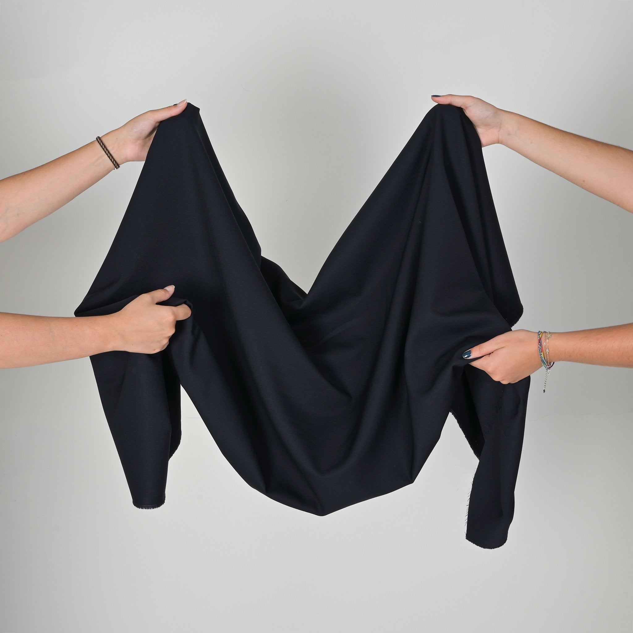 Navy Twill Suiting Fabric 3804