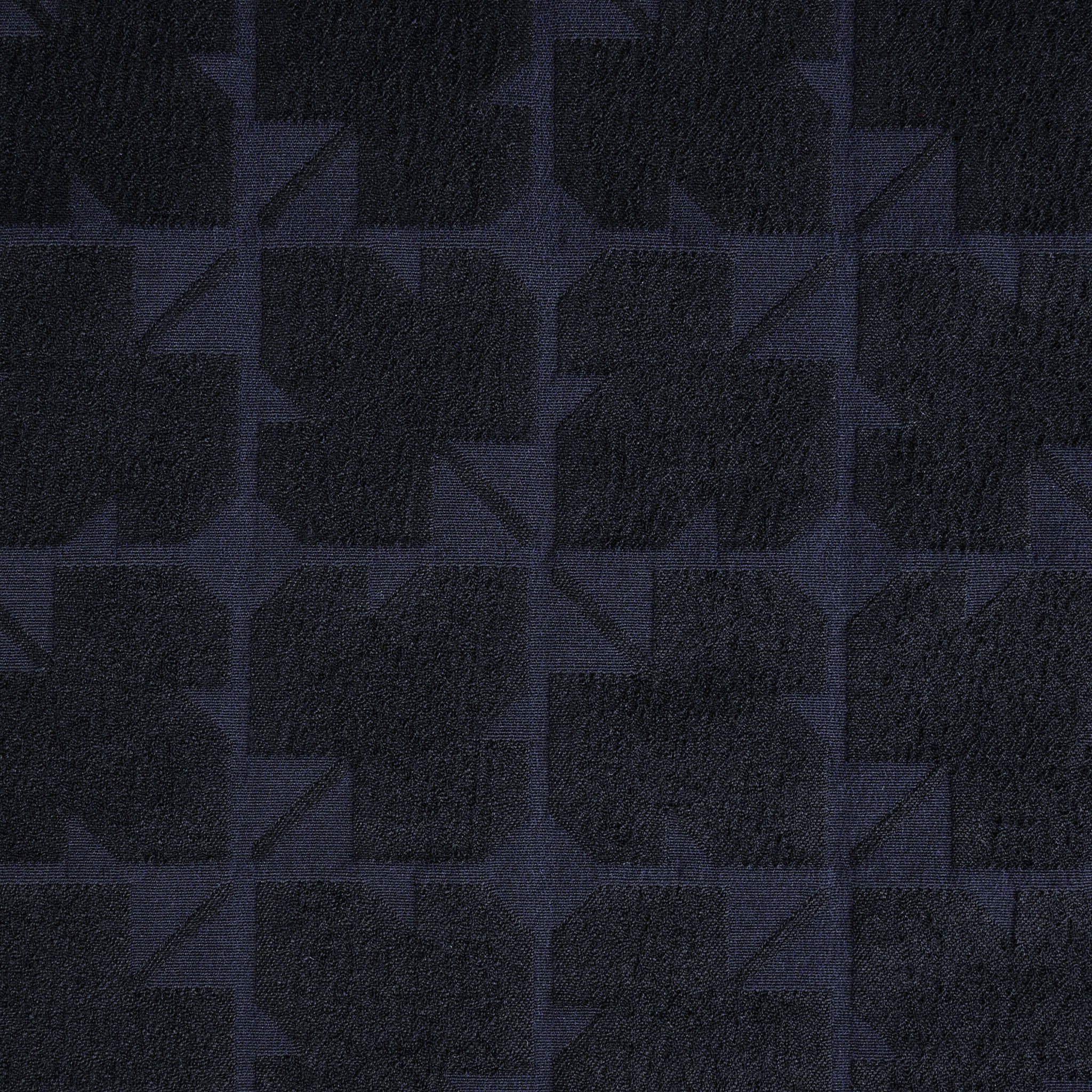 Navy and Black Jacquard Fabric 95394