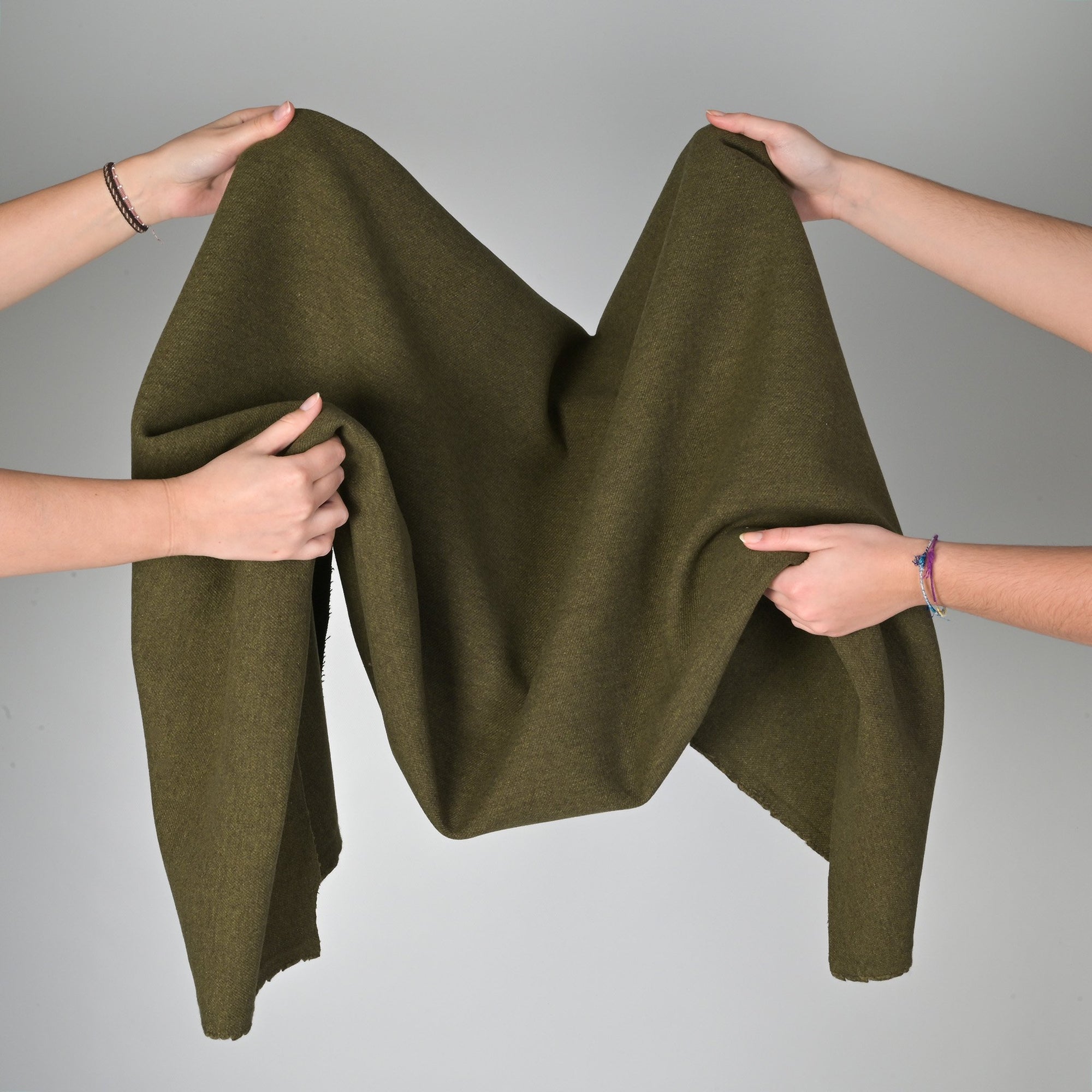 Olive Green Coating Fabric 78515