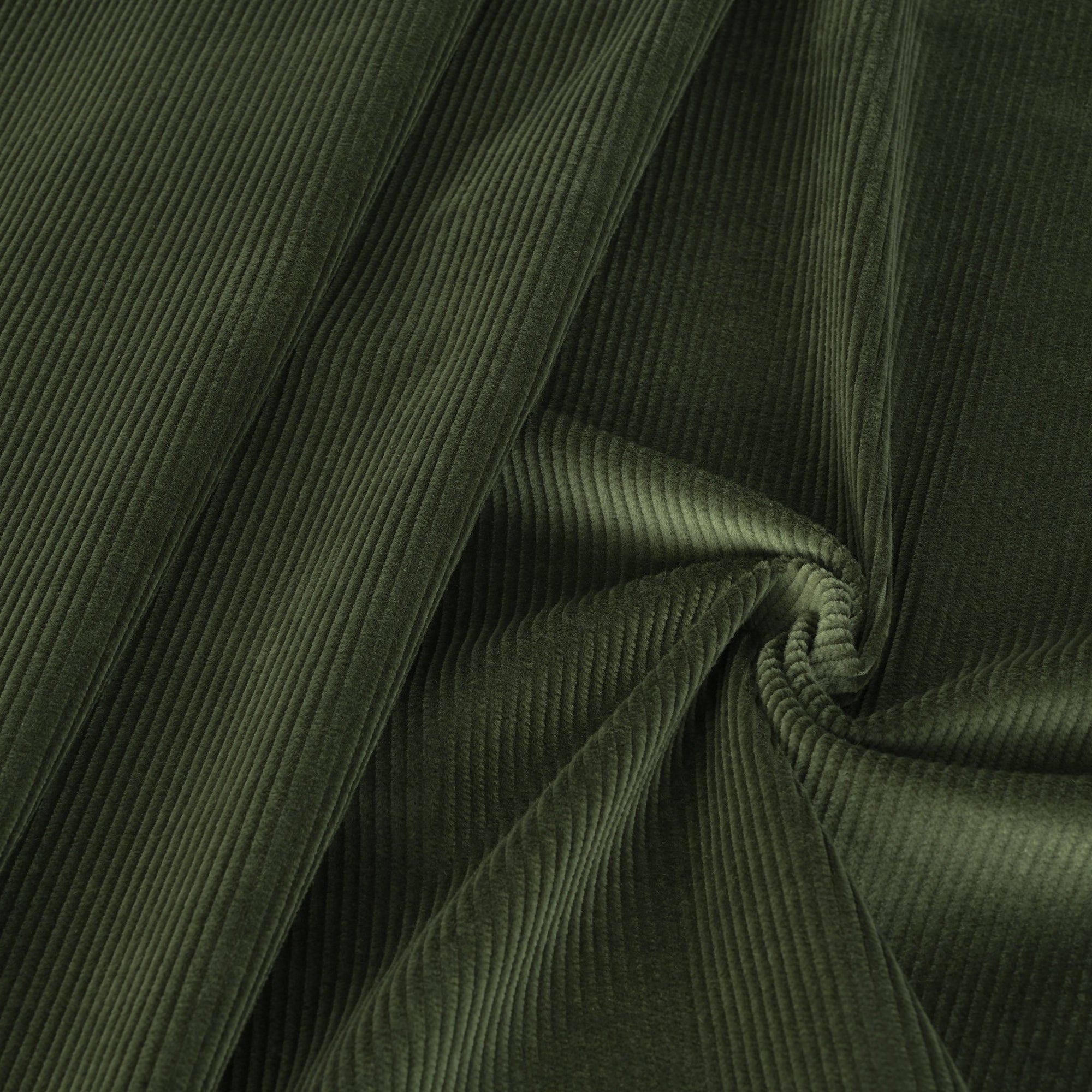 Olive Green Corduroy Fabric 98001