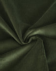 Olive Green Corduroy Fabric 98001