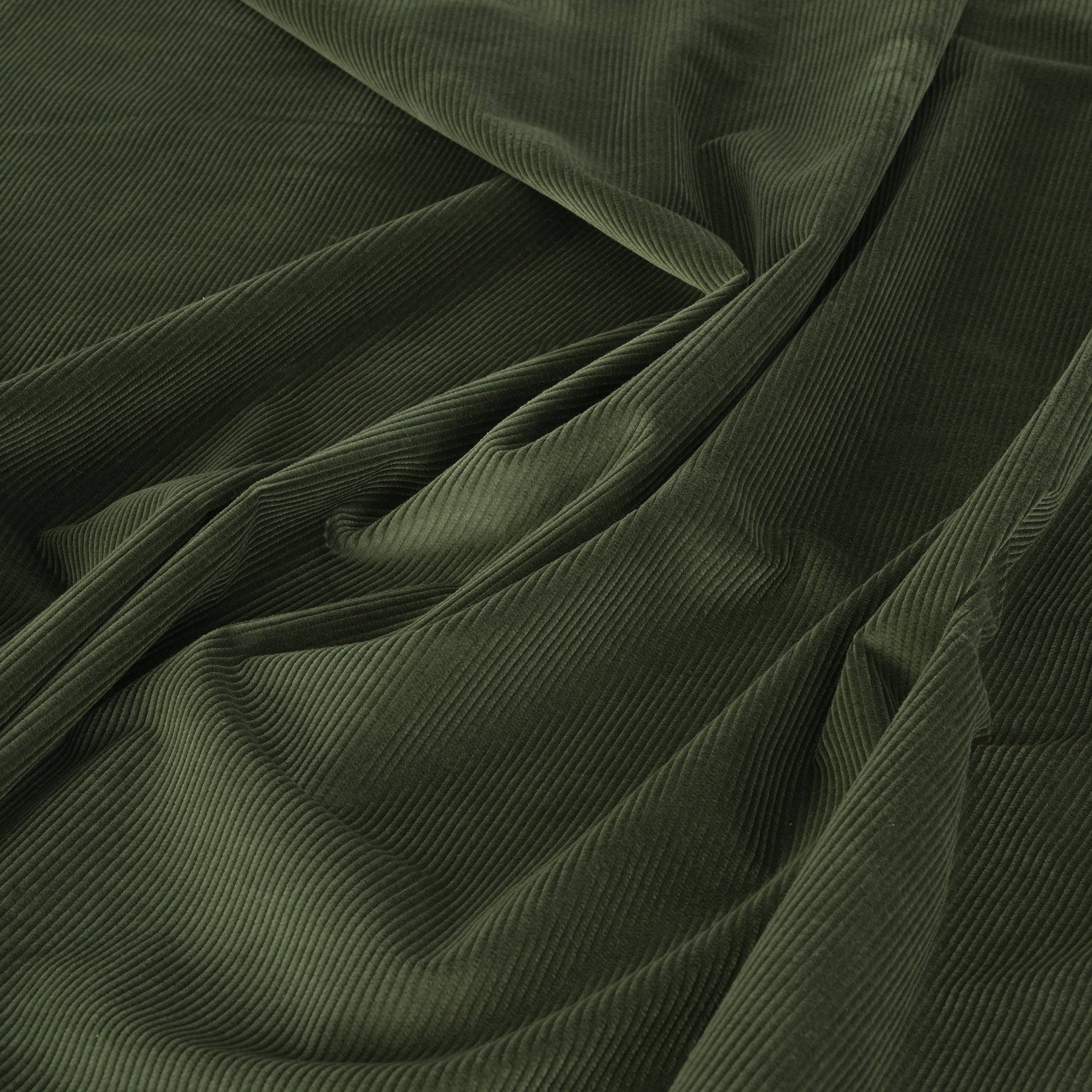Olive Green Corduroy Fabric 98001
