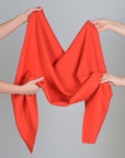 Orange Suiting Crepe Fabric 95245