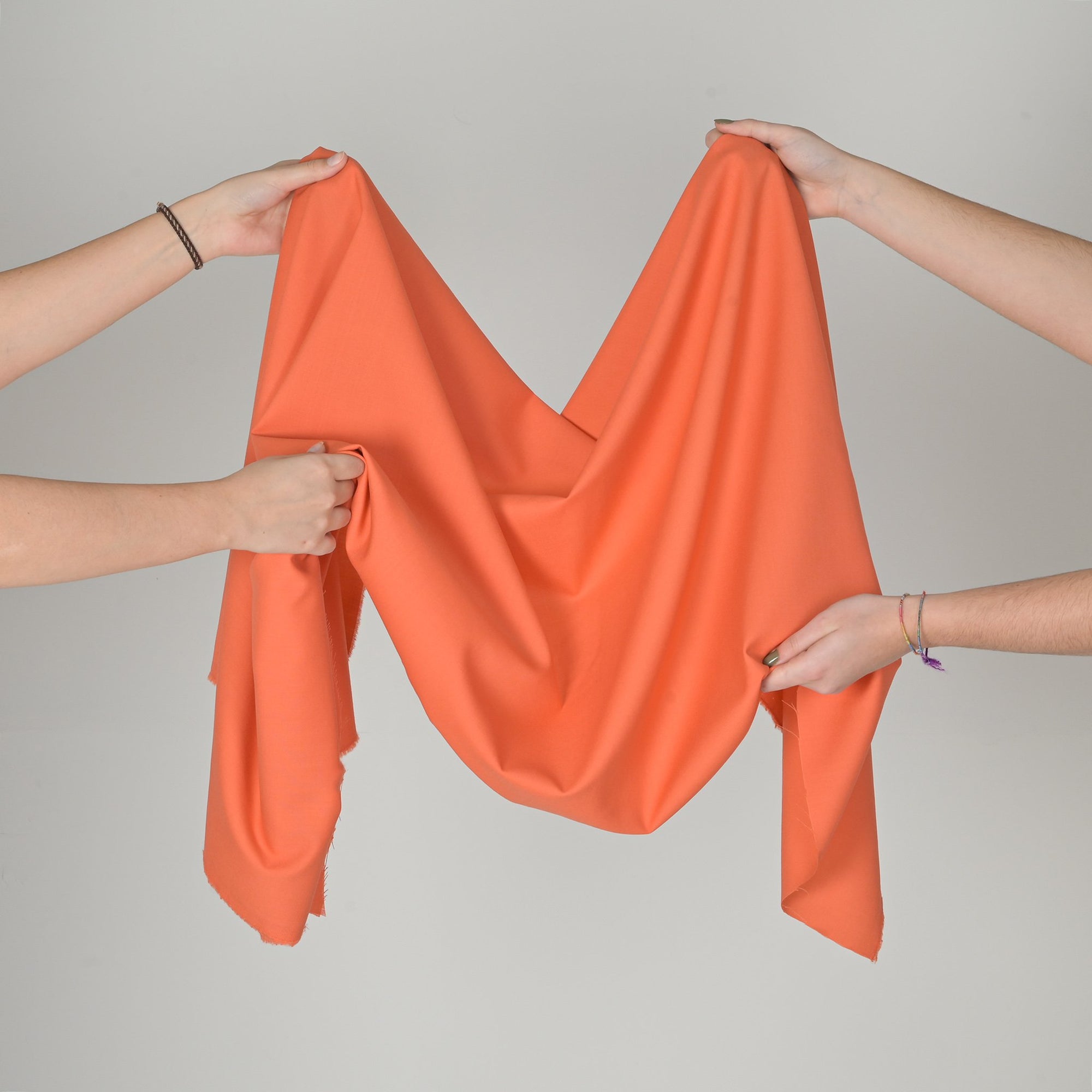 Orange Suiting Fabric 11129