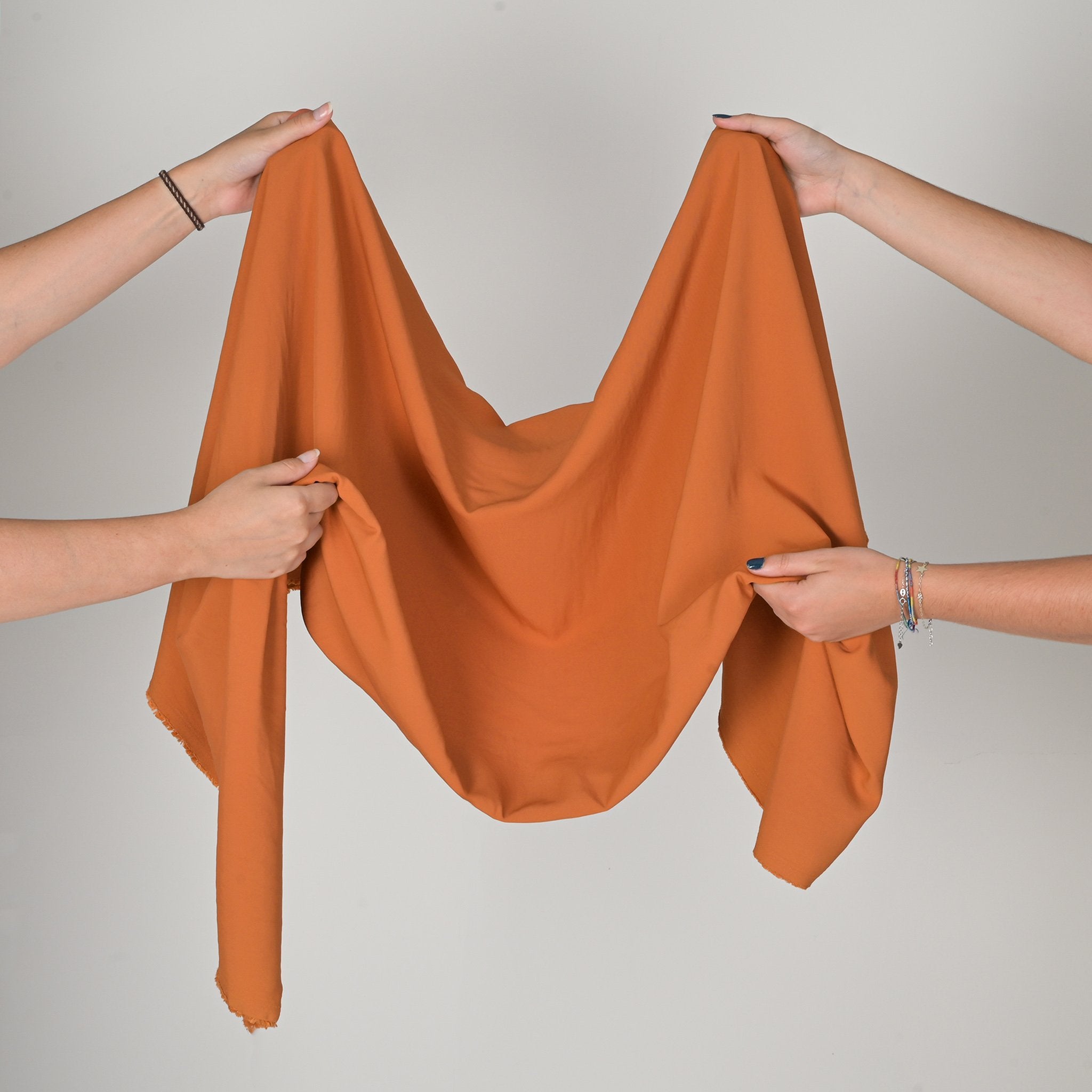 Orange Twill Fabric 3233