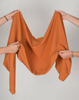 Orange Twill Fabric 3233