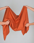 Orange Twill Fabric 3727