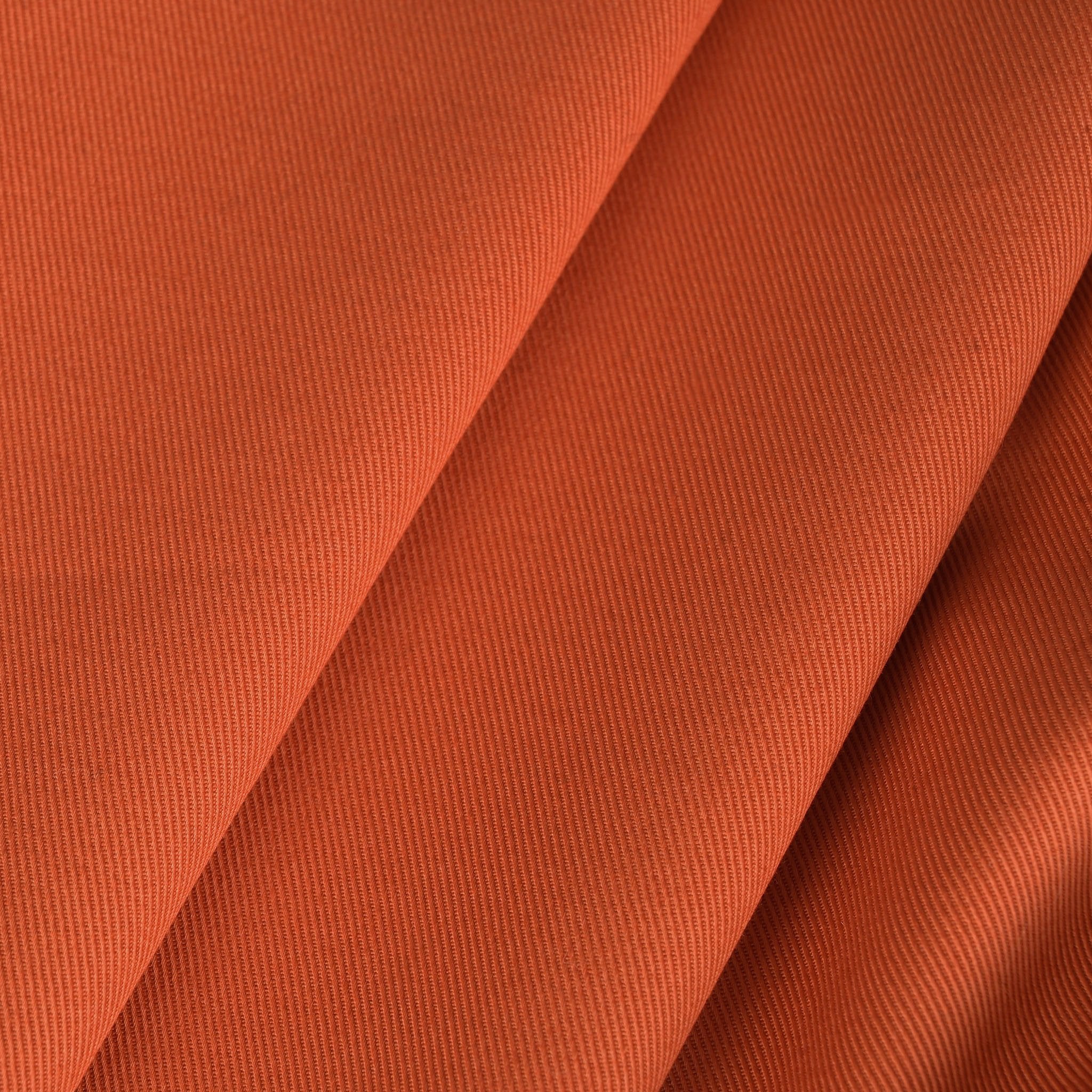 Orange Twill Fabric 3727